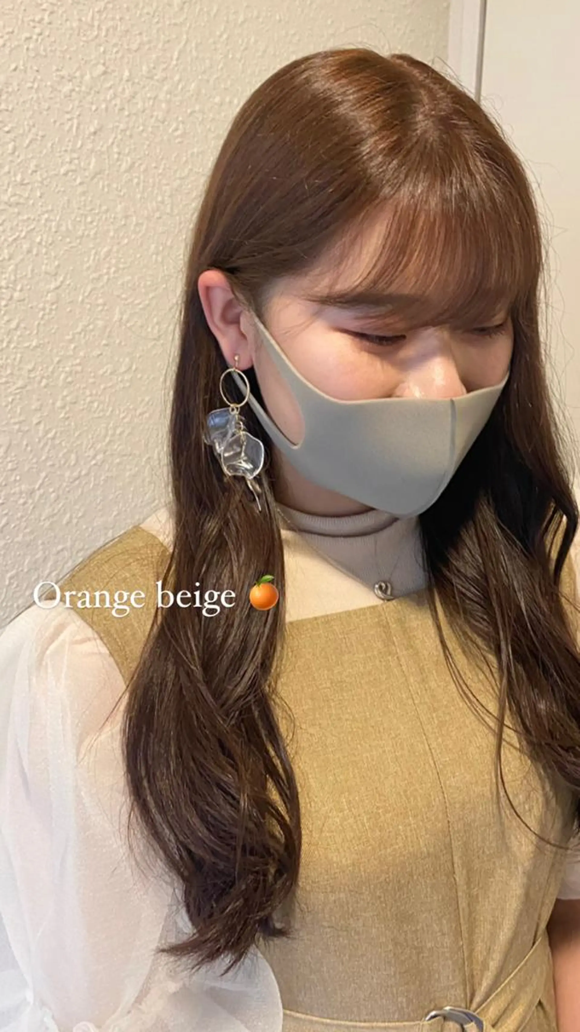 ロング ena/ブリーチなし 暖色・ベージュ🎀のヘアスタイル