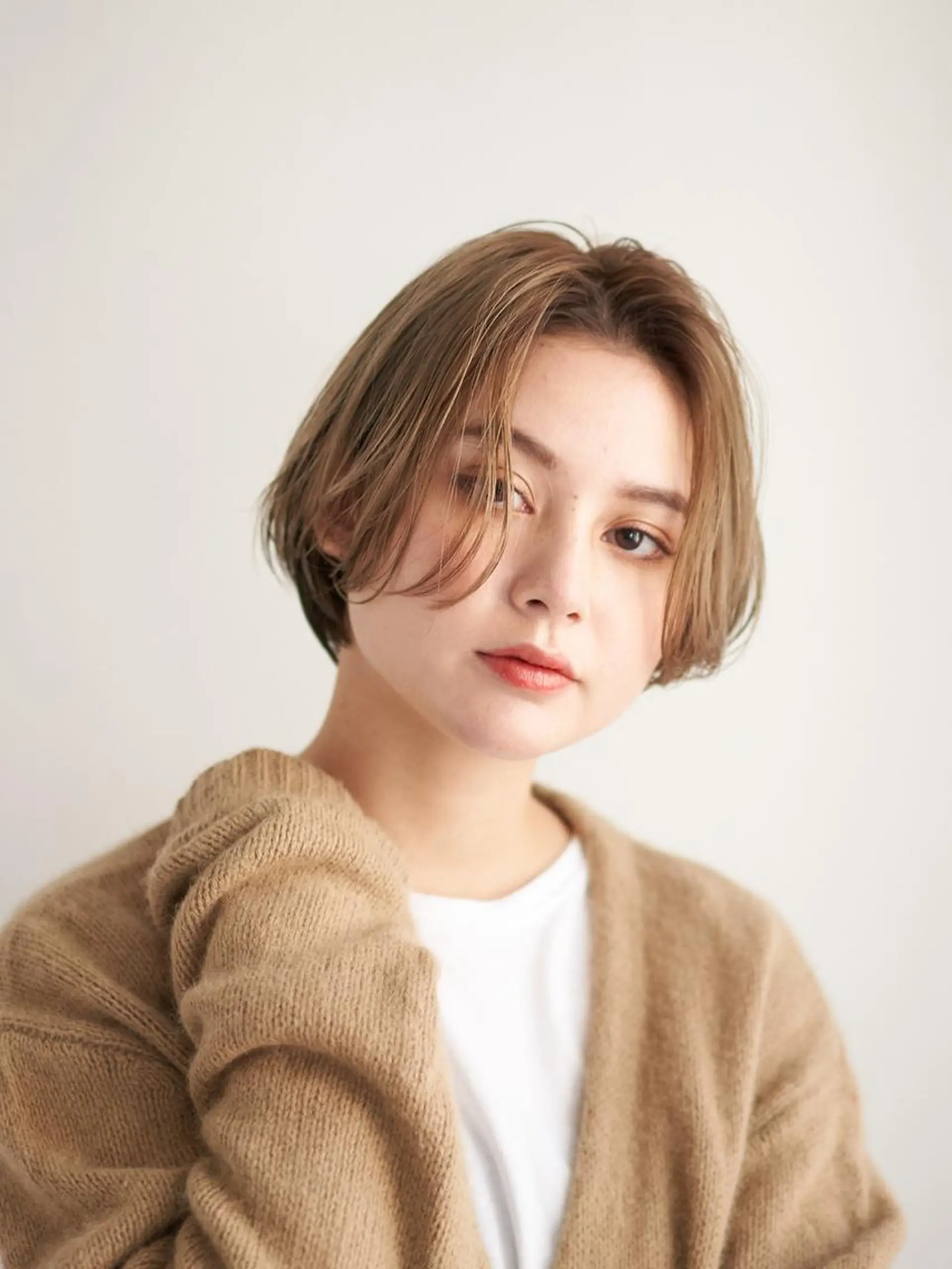 ショート カラー 銀座⚜️【脱白髪染め 美髪矯正】トグチのヘアスタイル