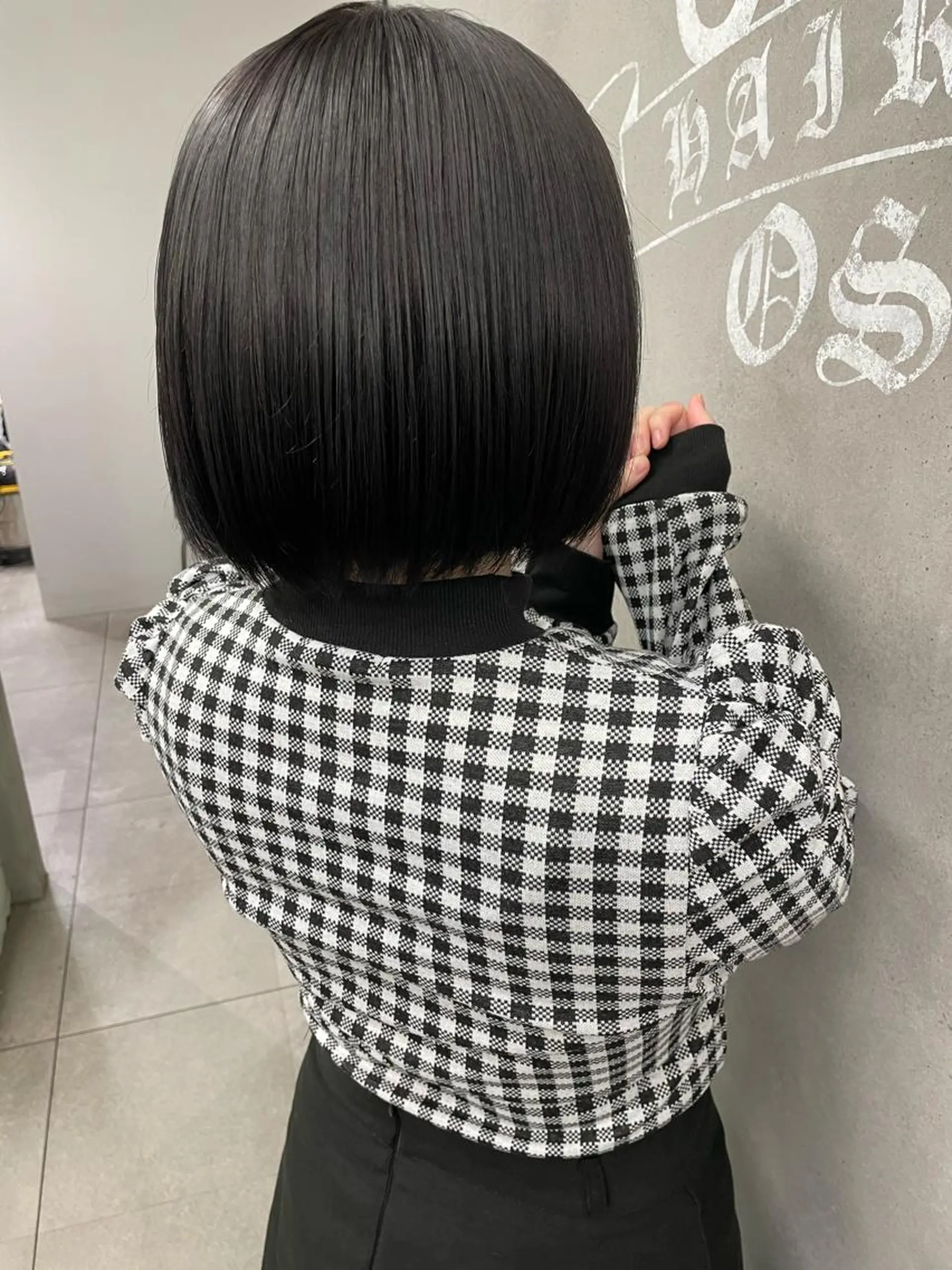 ショート Hui.所属・縮毛矯正・髪質改善 特化 出納 直起のヘアスタイル