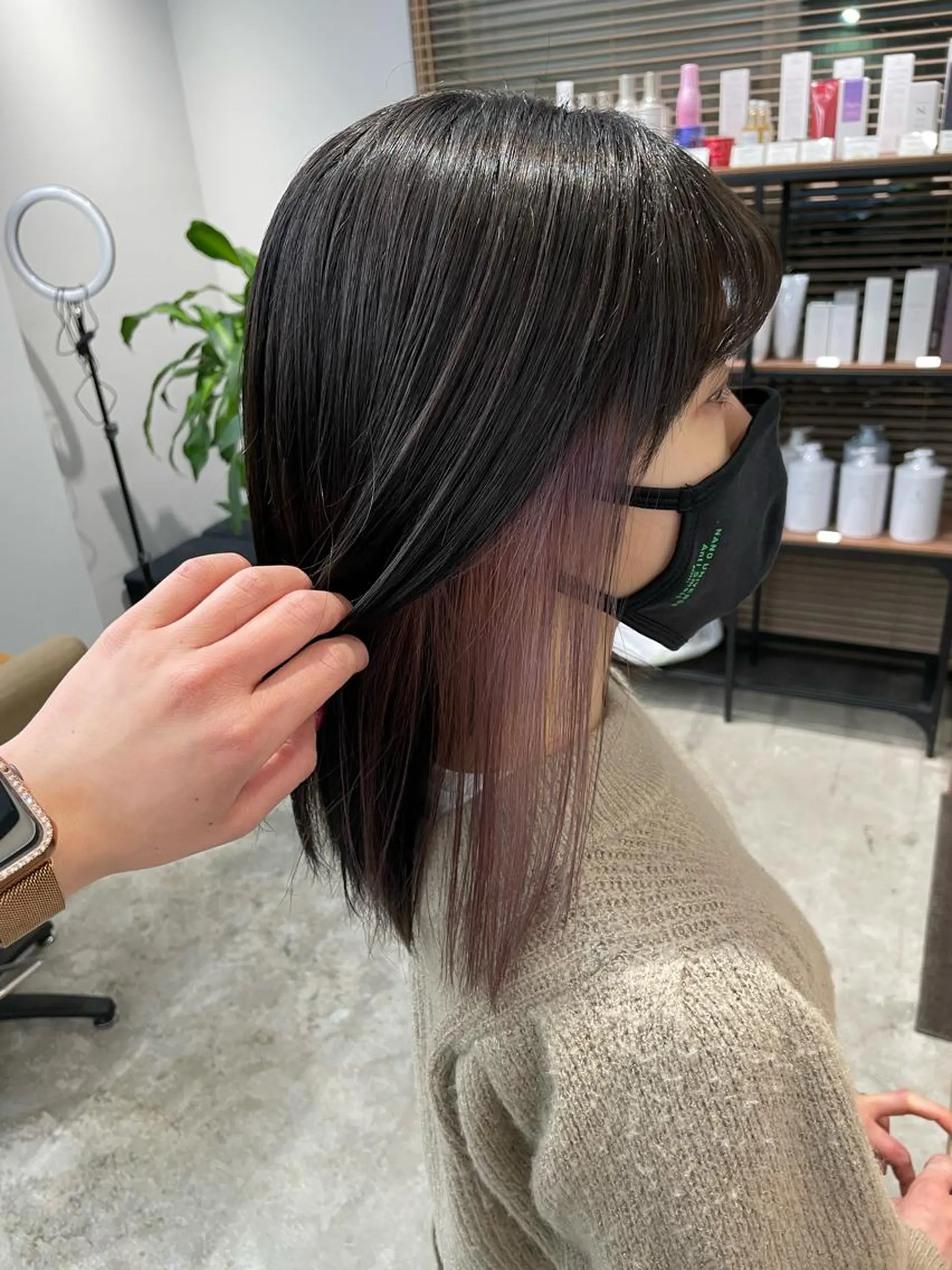 セミロング ior北千住【イオール】所属・YU(ハイトーン/ ブリーチカラー)のヘアスタイル