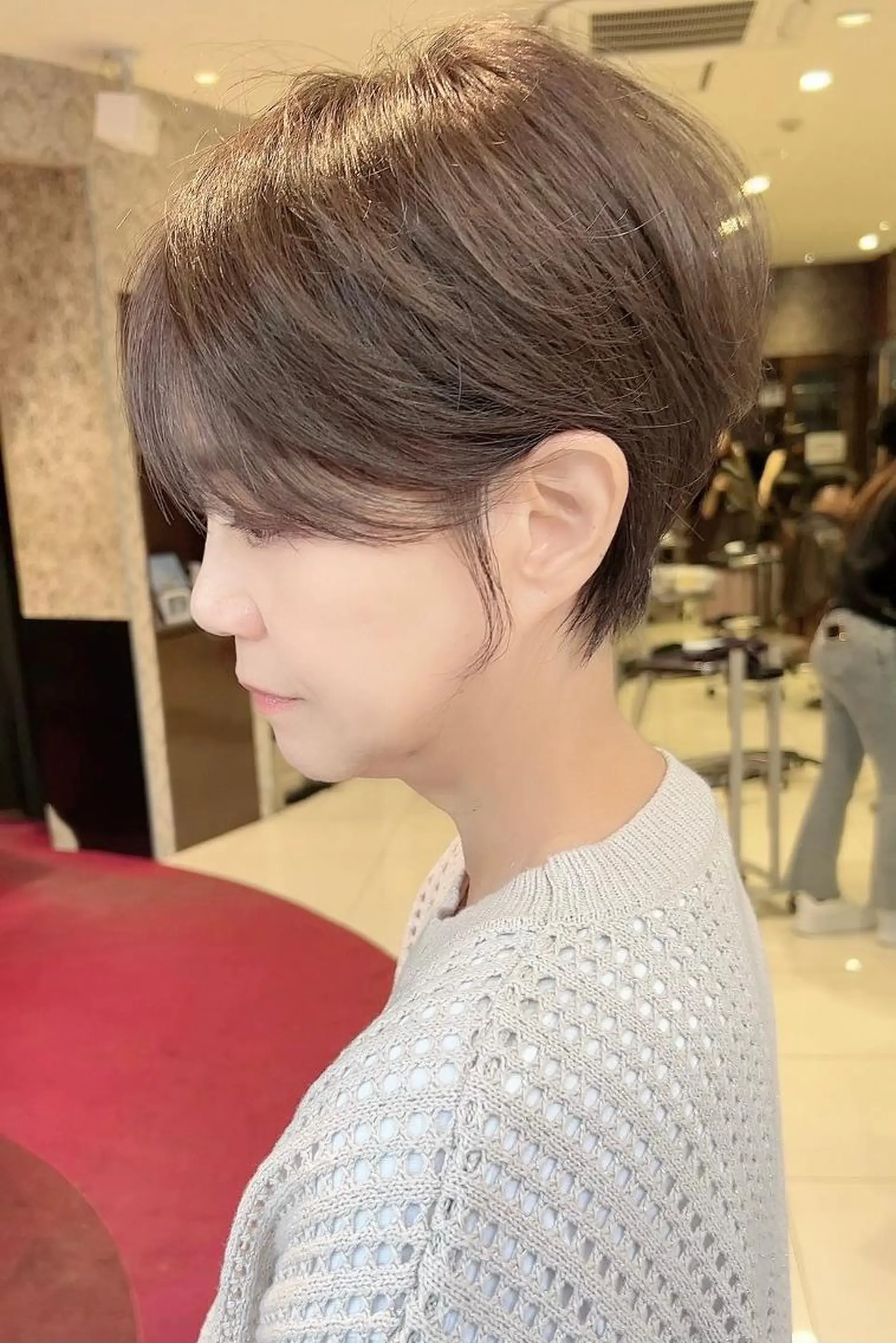 ショート カット ヘアカラー トリートメント 大川 有香のヘアスタイル