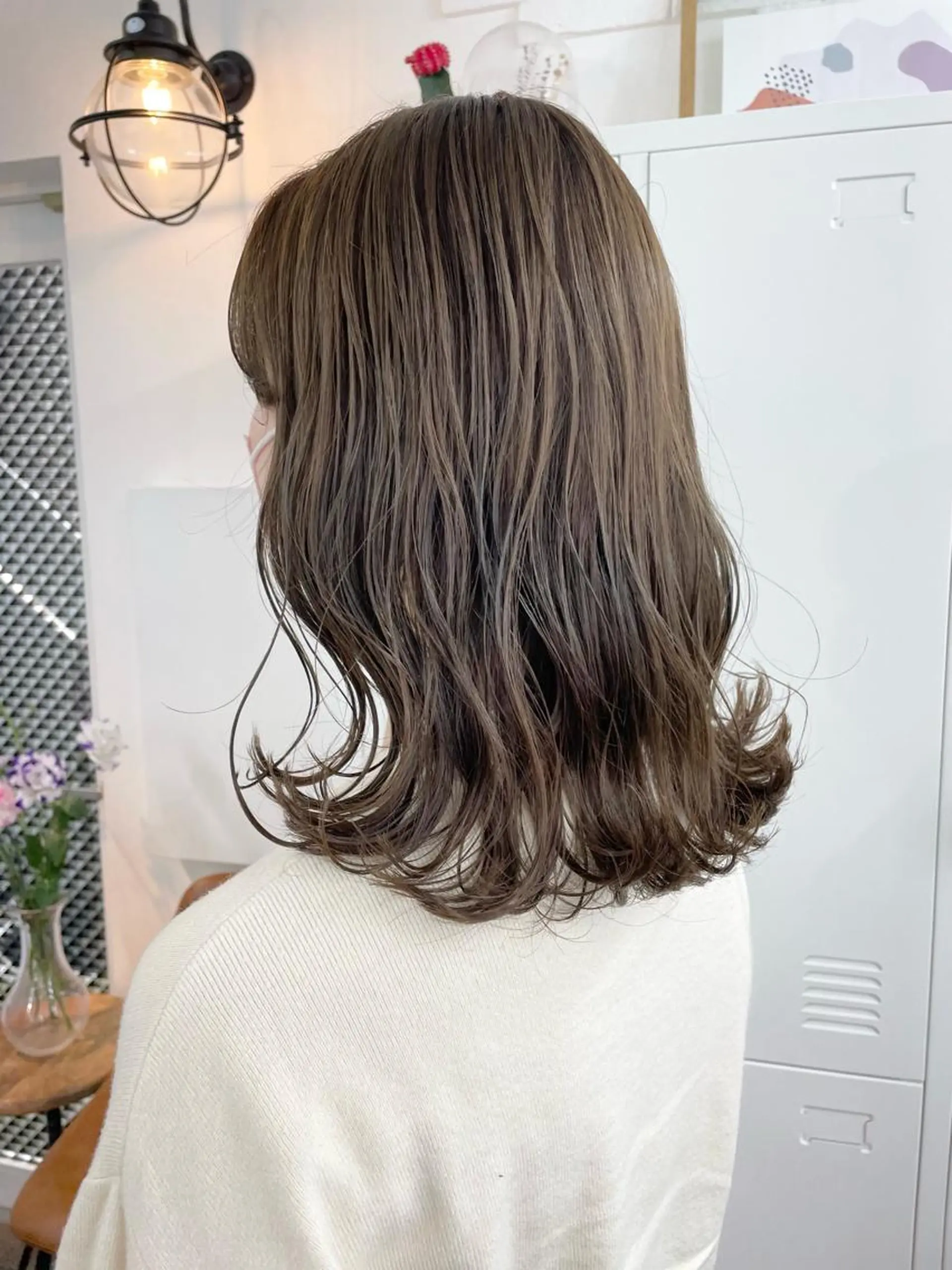 ミディアム ヘアカラー トリートメント 🌼たけや みのり🌿のヘアスタイル