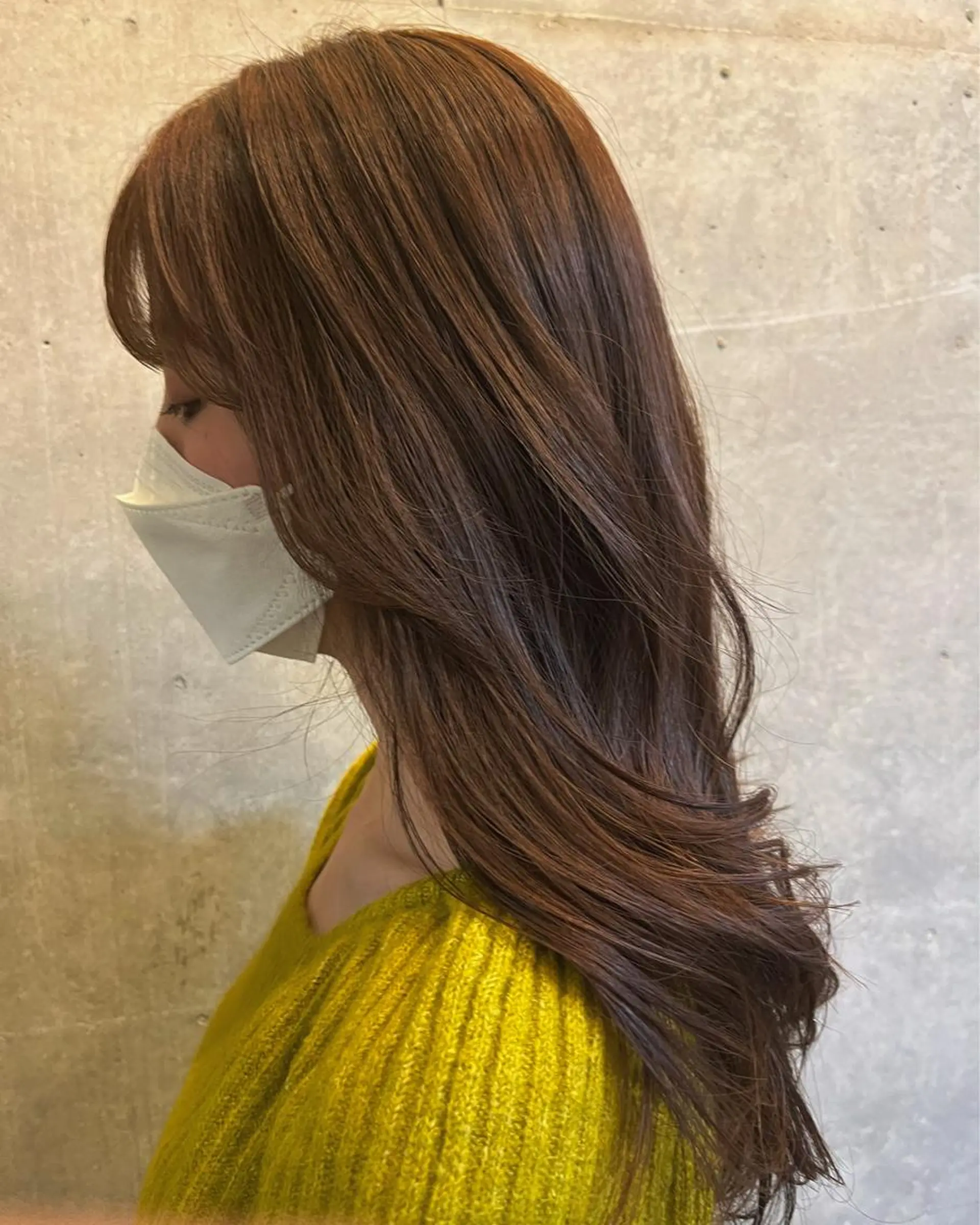ミディアム オリーブ/グレージュ 💐🤍理保のヘアスタイル