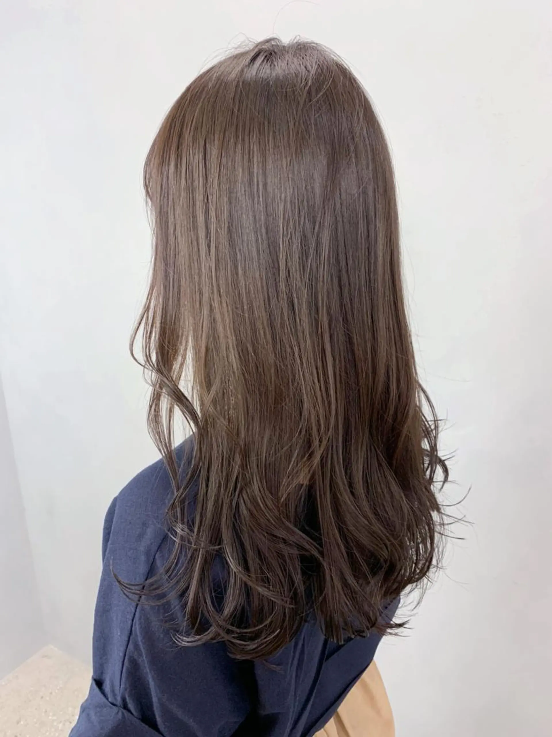 セミロング カラー パーマ ヘアアレンジ ベージュカラー オリーブベージュ ITbyALBUM 浦和店のヘアスタイル