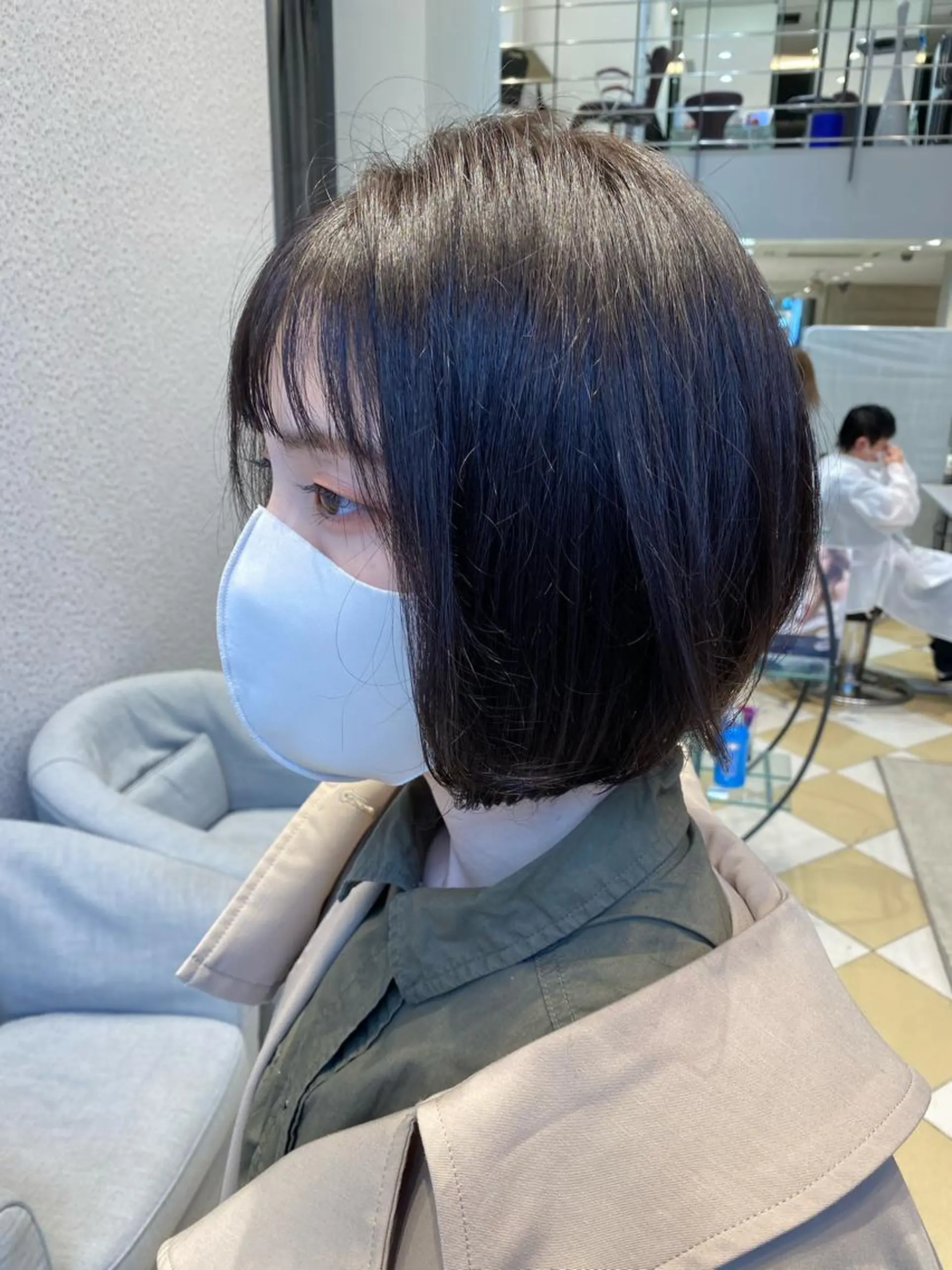 ショート カラー グレージュ ボブ Kou所属・💜髪質改善美髪💜 星野清光のヘアスタイル