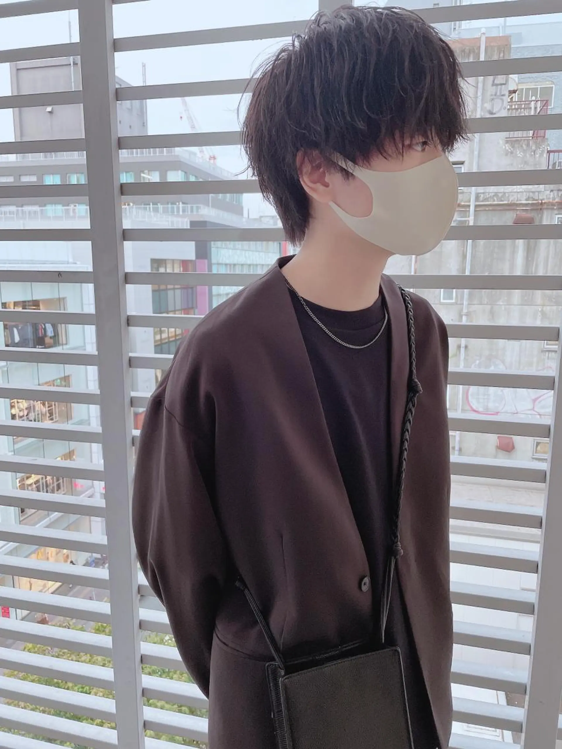 ミディアム カラー ヘアアレンジ メンズ カット ヘアカラー メンズZina代表 田端 麗治のヘアスタイル