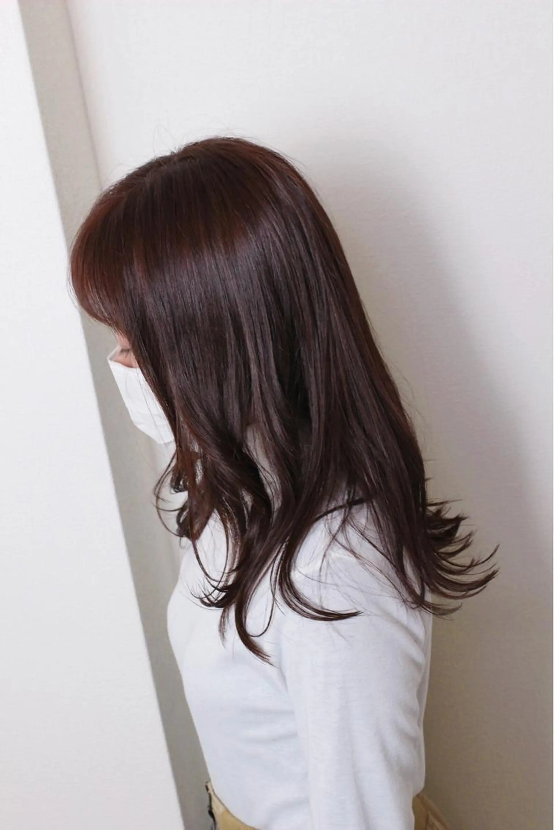 ロング カラー ブラウンカラー ピンクカラー ピンクブラウン ヘアカラー 土居 正季のヘアスタイル