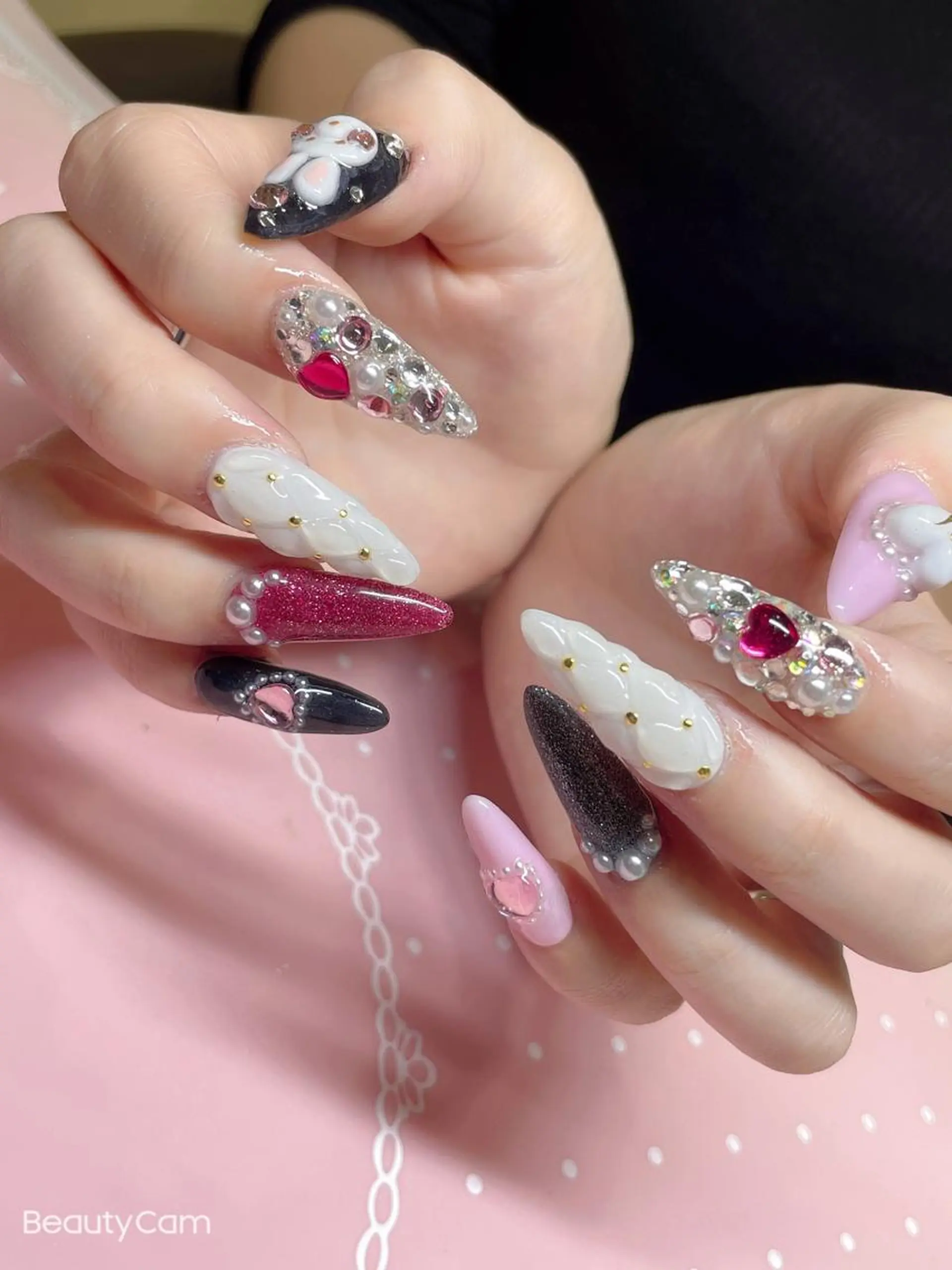 ロング ネイル ハンドネイル 《LB》ラブリエ Nail&eyeのマツエク・マツパデザイン