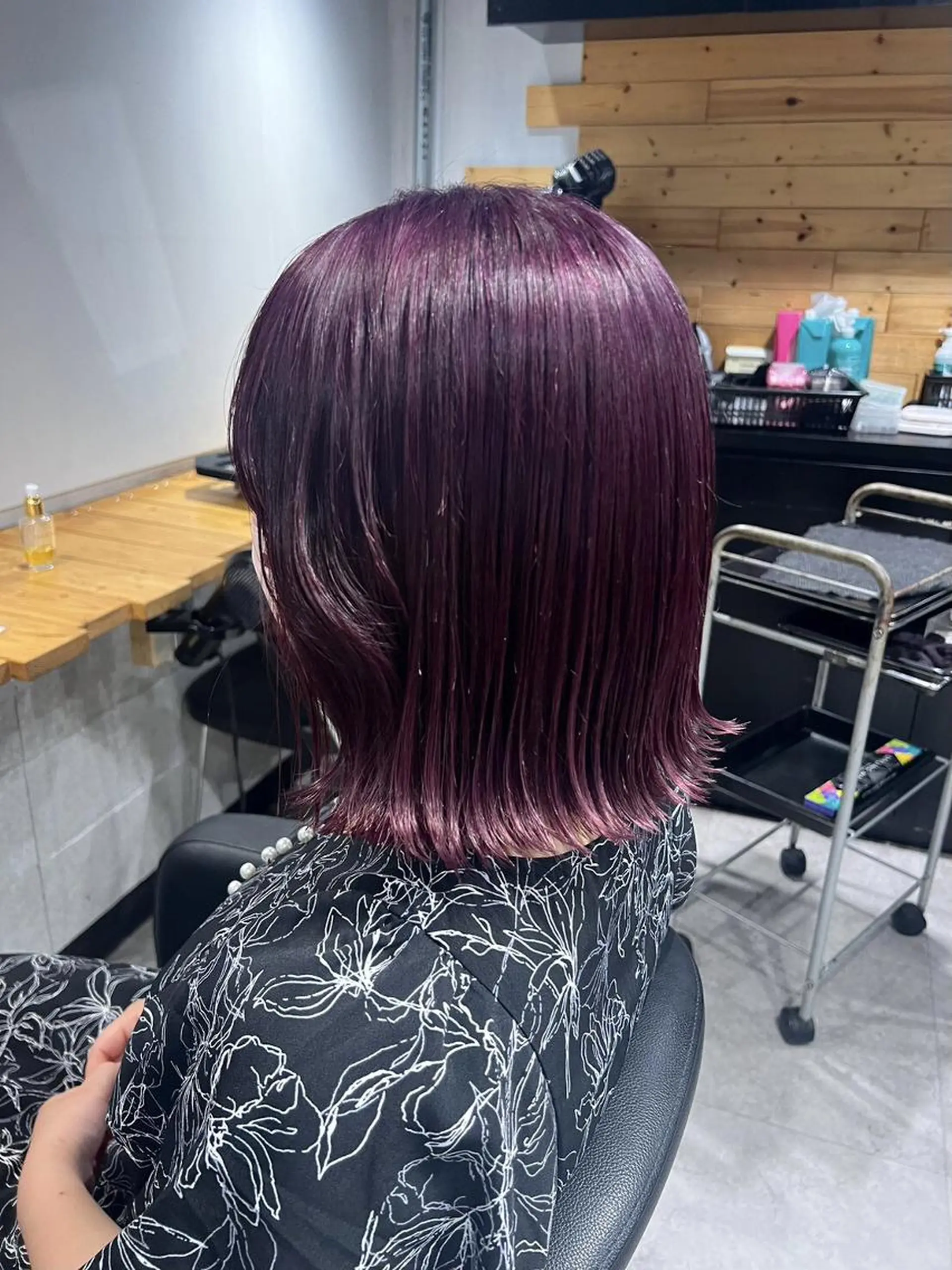 カラー 透明感ブラウン✖️ ボブ🤎ホウトのヘアスタイル