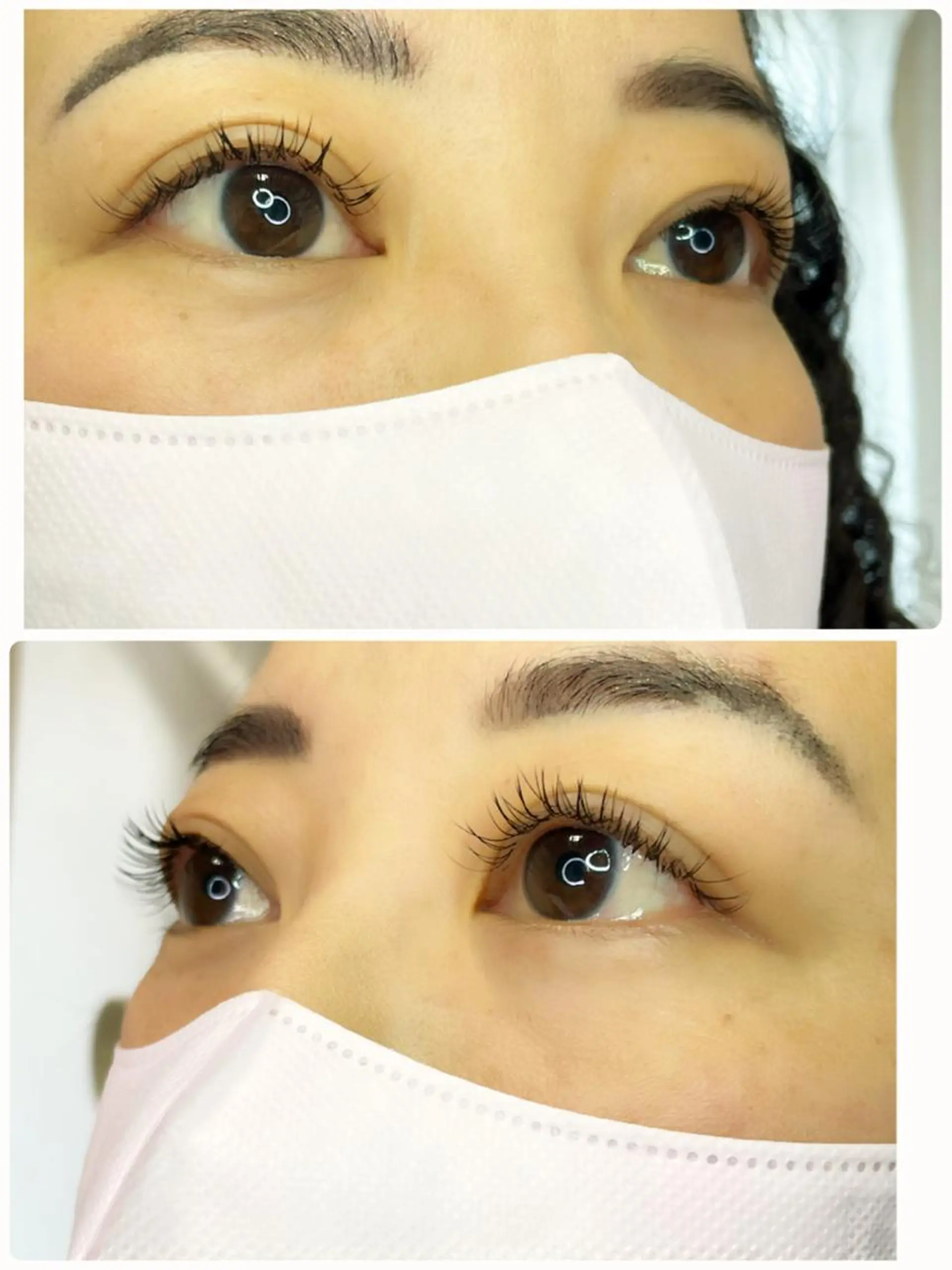 マツエク・マツパ アイブロウ 眉カラー 眉毛ワックス脱毛 フラットラッシュ パリジェンヌラッシュリフト まつげパーマ salonde CHANELのマツエク・マツパデザイン