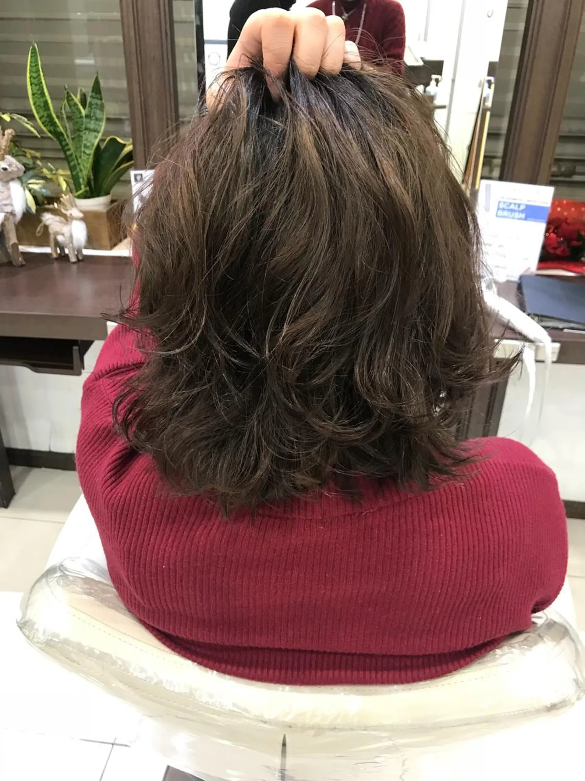 ミディアム 縮毛矯正/髪質改善 /韓国風　山川春輝のヘアスタイル