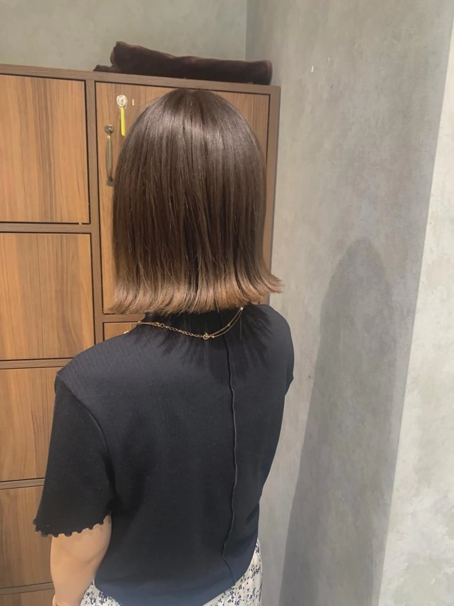 ミディアム カラー グラデーションカラー ボブ カット ヘアカラー トリートメント stylist  ＊ mahoのヘアスタイル