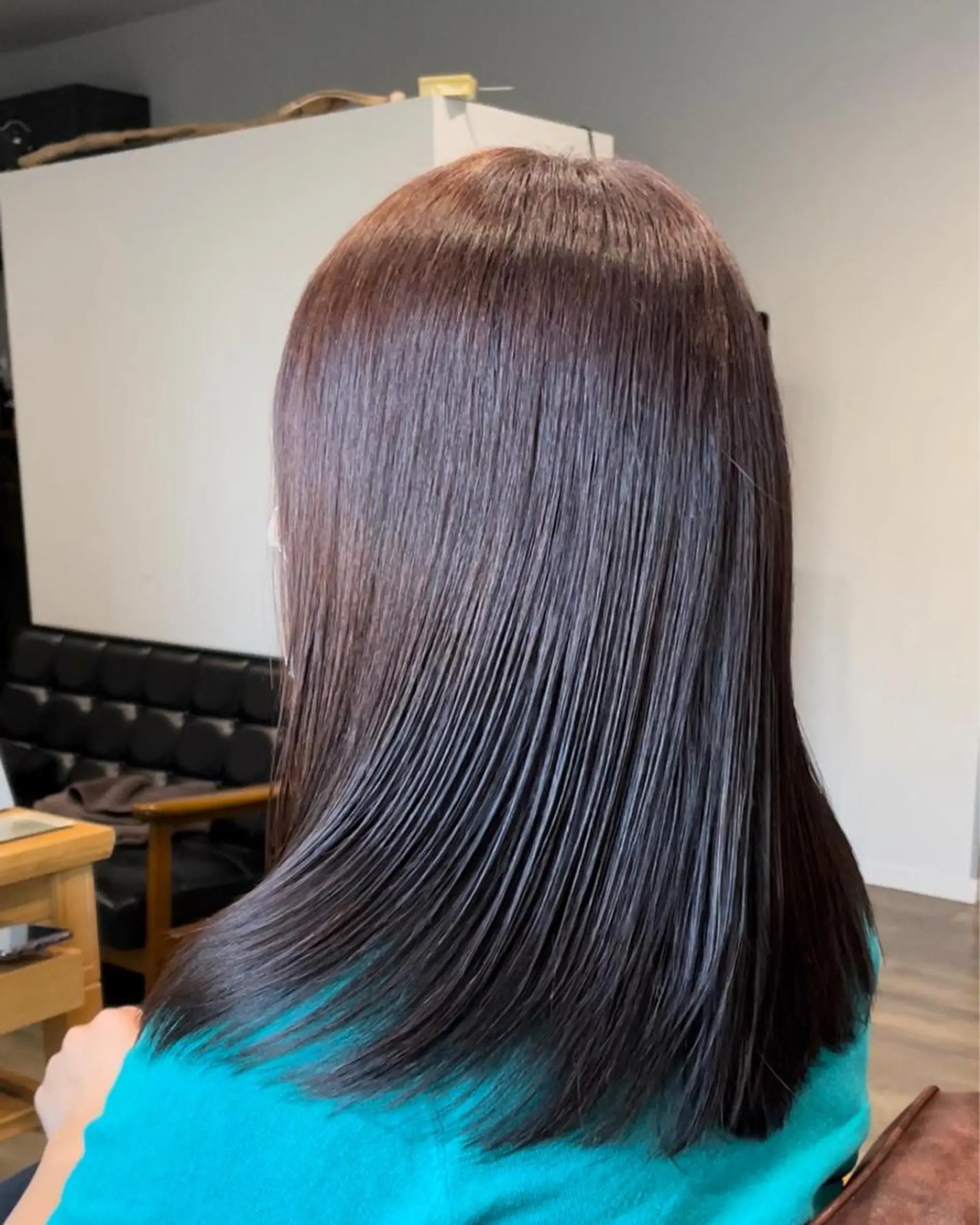 セミロング カラー ALBELY  hair&spa 浜松上島店所属・ダメージさせない 菊池紳吾のヘアスタイル