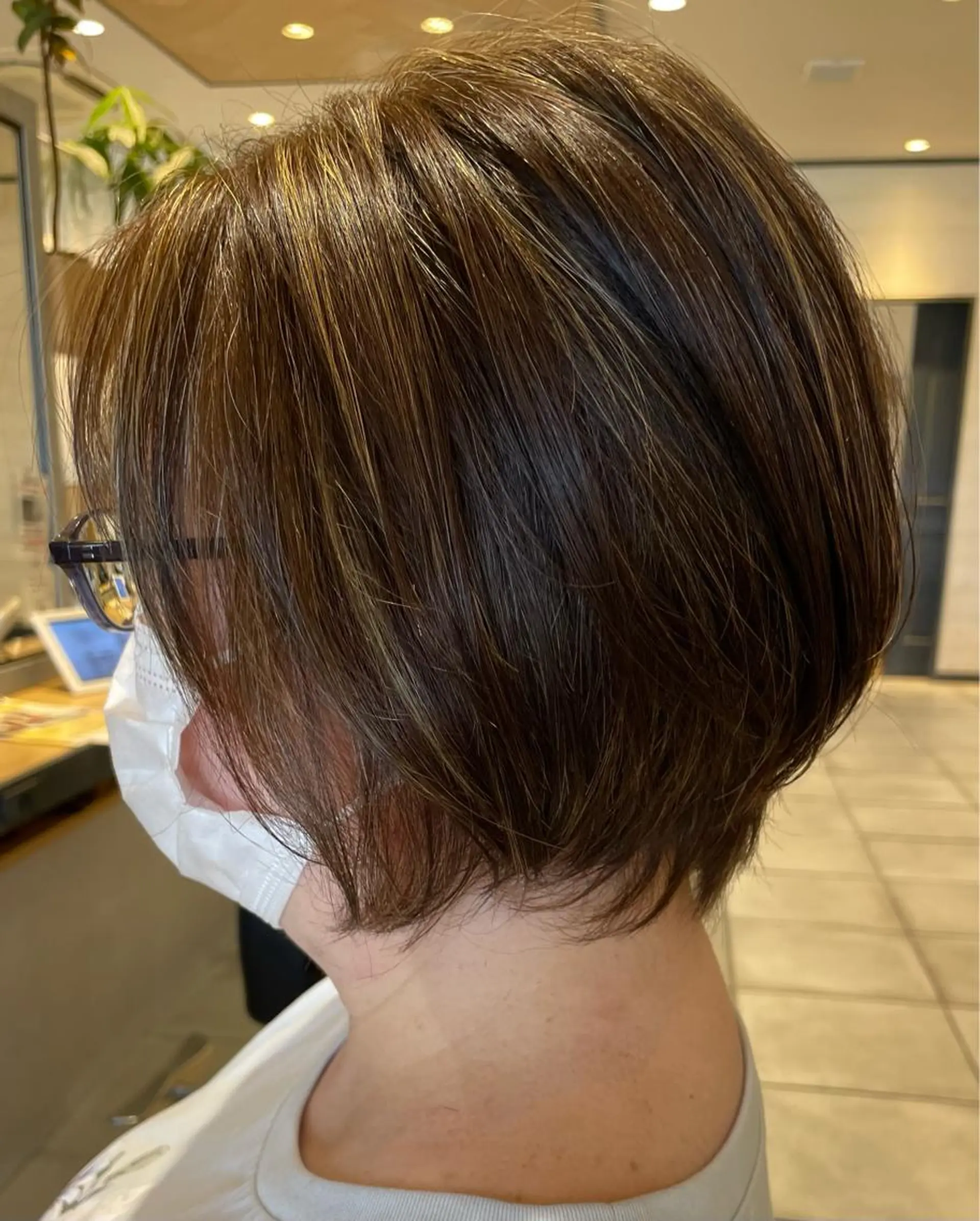ショート カラー カット 縮毛矯正 トリートメント ヘアセット ワタナベユウタ ショート／縮毛矯正のヘアスタイル