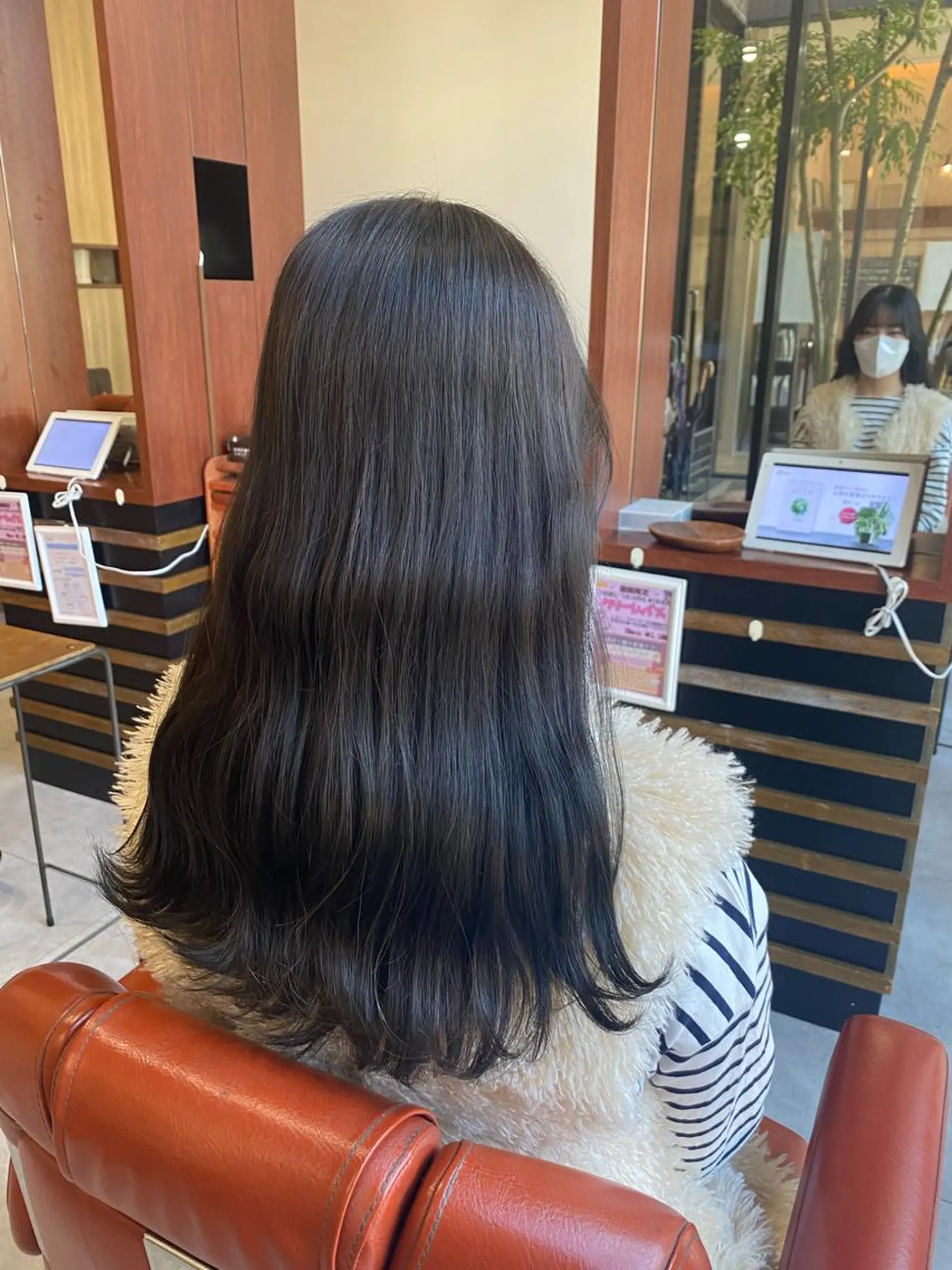 ロング カラー ベージュカラー オリーブベージュ ⭐️カラー特化⭐️ 安達佑紀のヘアスタイル
