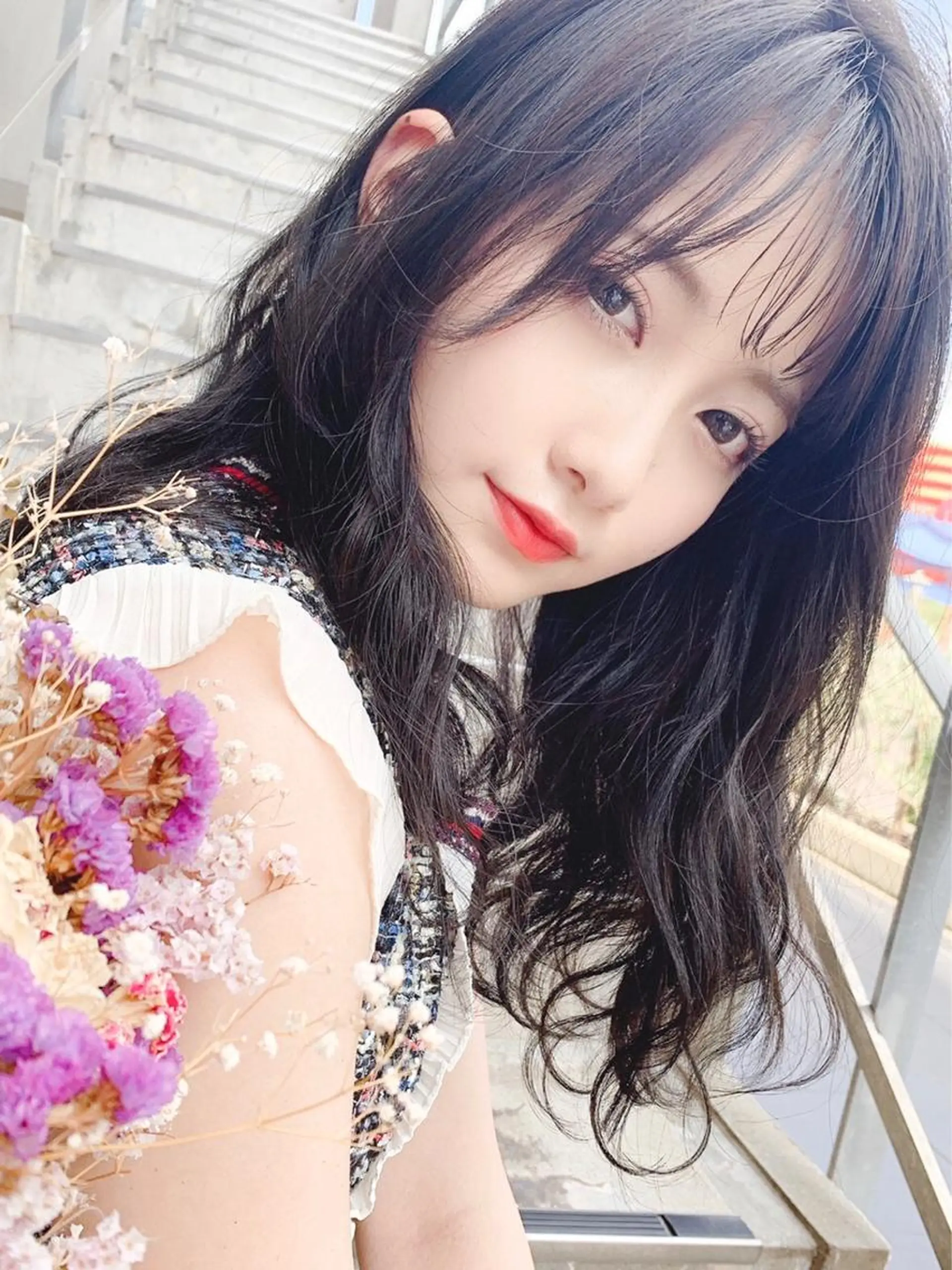 ロング カラー トリートメント ツバサ 髪質改善のヘアスタイル