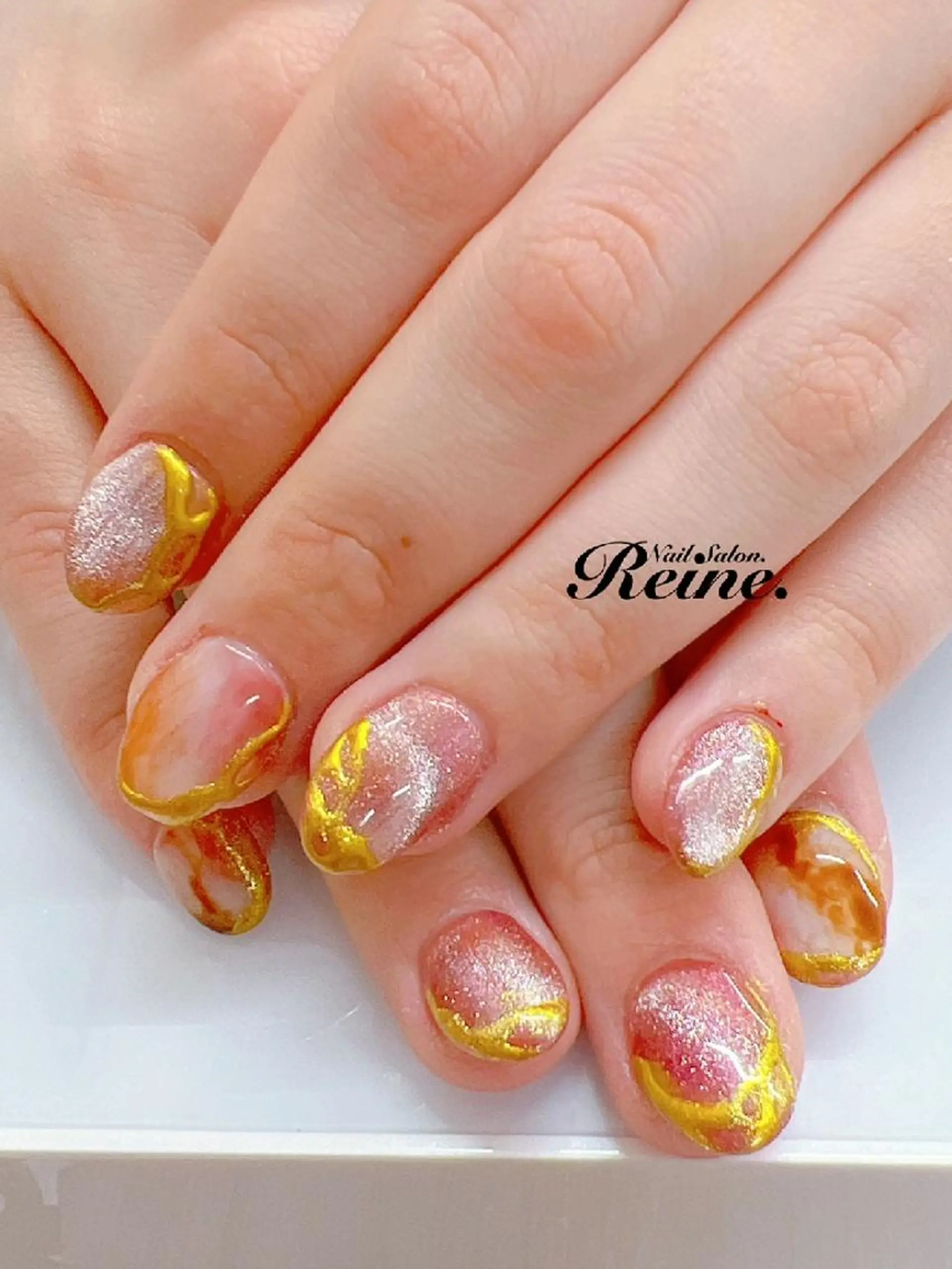 ネイル キラキラネイル Nailsalon Reine所属・玉栄 伶奈のネイルデザイン