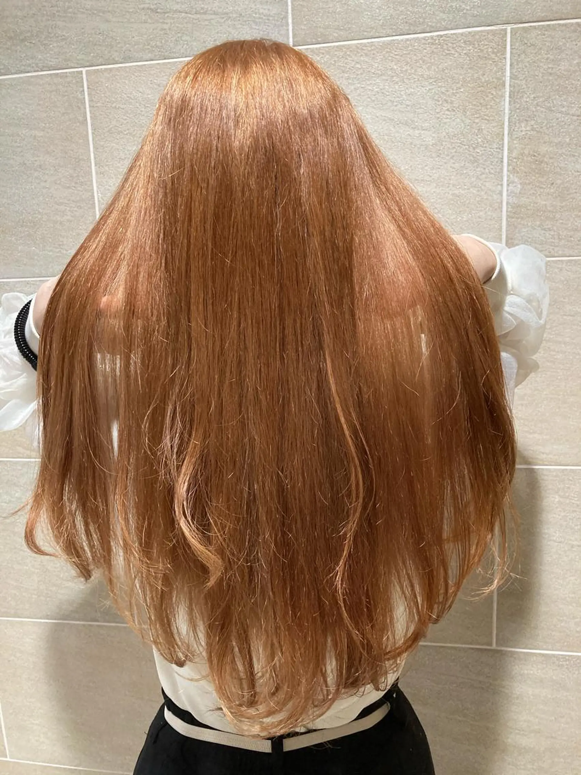 ロング カラー ブリーチ ダブルカラー ヘアカラー 宮原 佳苗のヘアスタイル