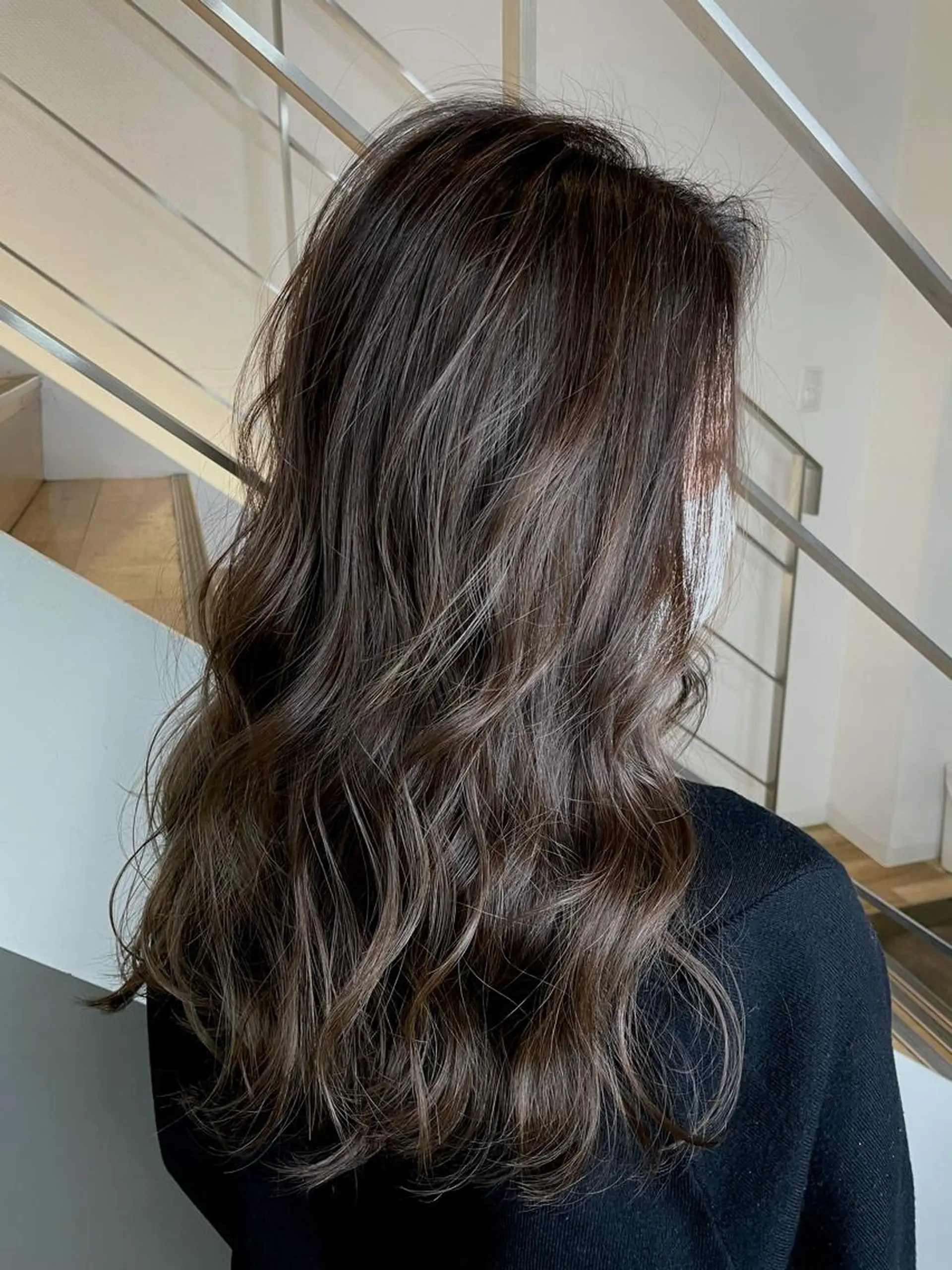 ロング カラー ヘアカラー トリートメント 髪質改善N°rico 杉本怜美のヘアスタイル