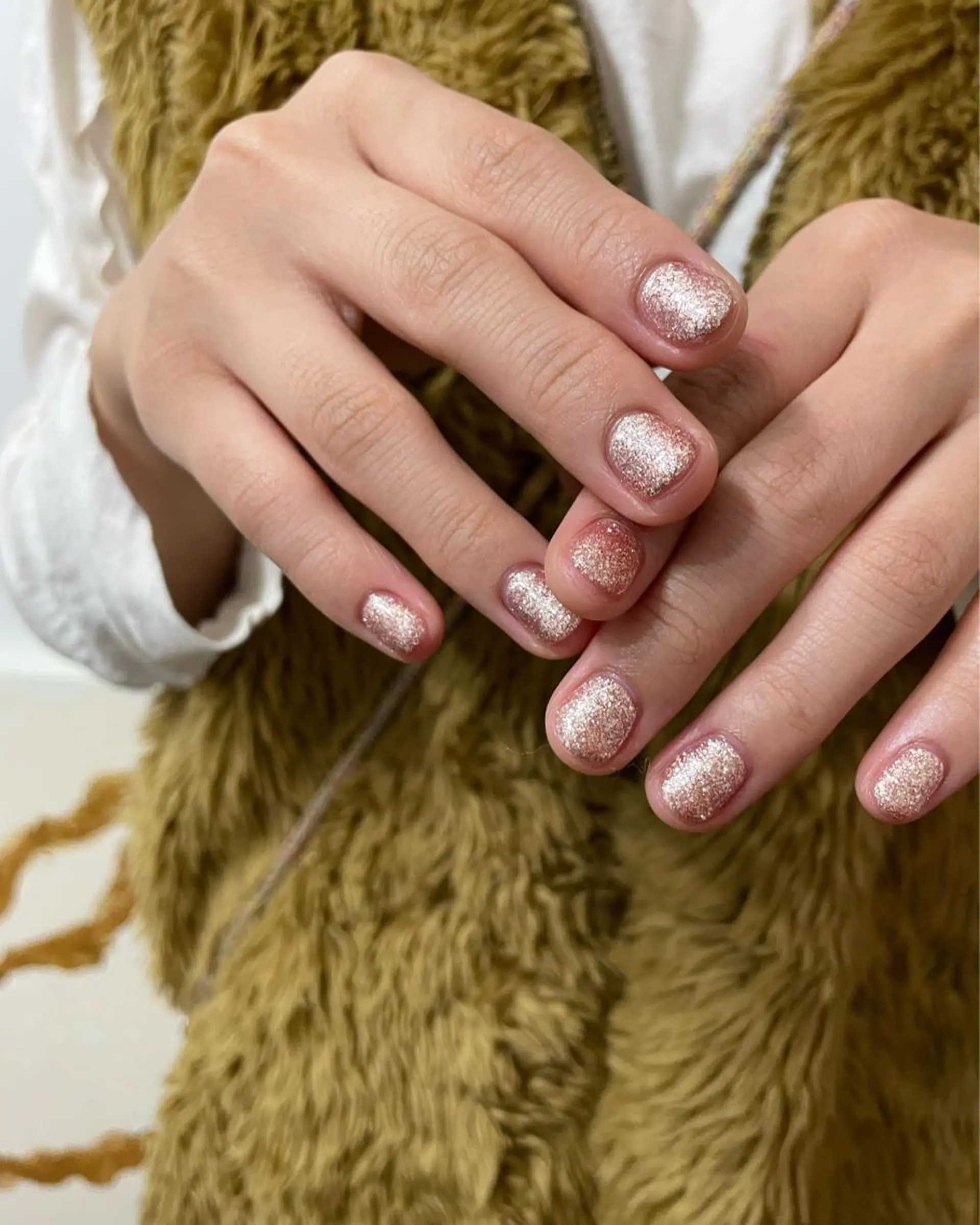 ネイル ラメ(グリッター) ハンドネイル フットネイル kiii.__ ✴︎*のネイルデザイン