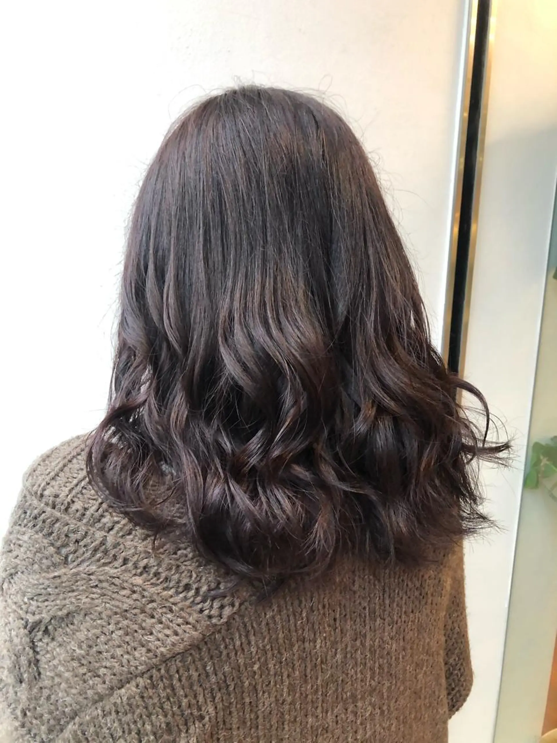 ミディアム カラー アディクシーカラー ベージュカラー ピンクカラー ピンクベージュ 大阪長居🌱野見山 卓也のヘアスタイル