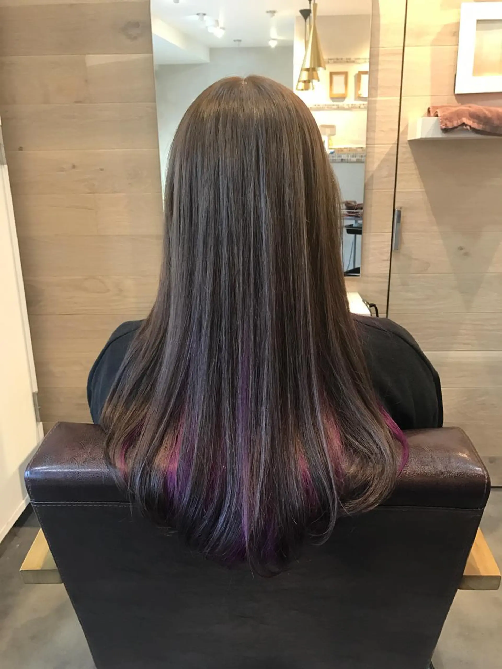 ロング カラー グレージュ バイオレットカラー she2.shinjuku所属・顧客様専用予約 新規予約不可のヘアスタイル