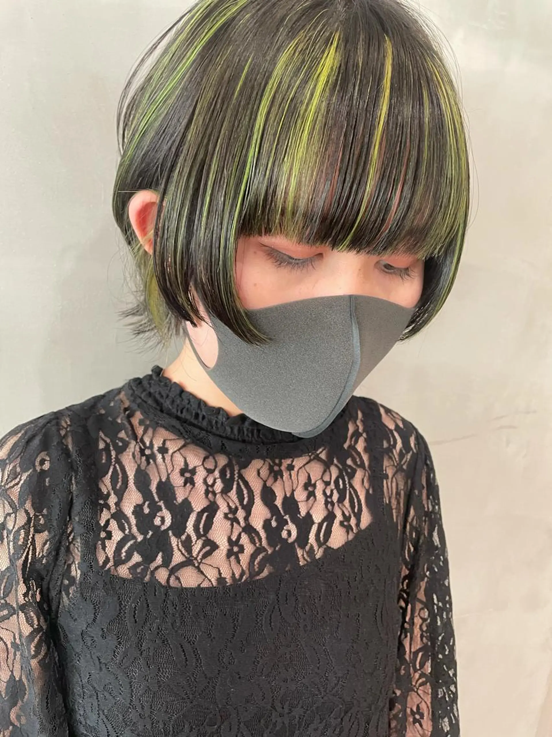 ショート カラー 優 作のヘアスタイル