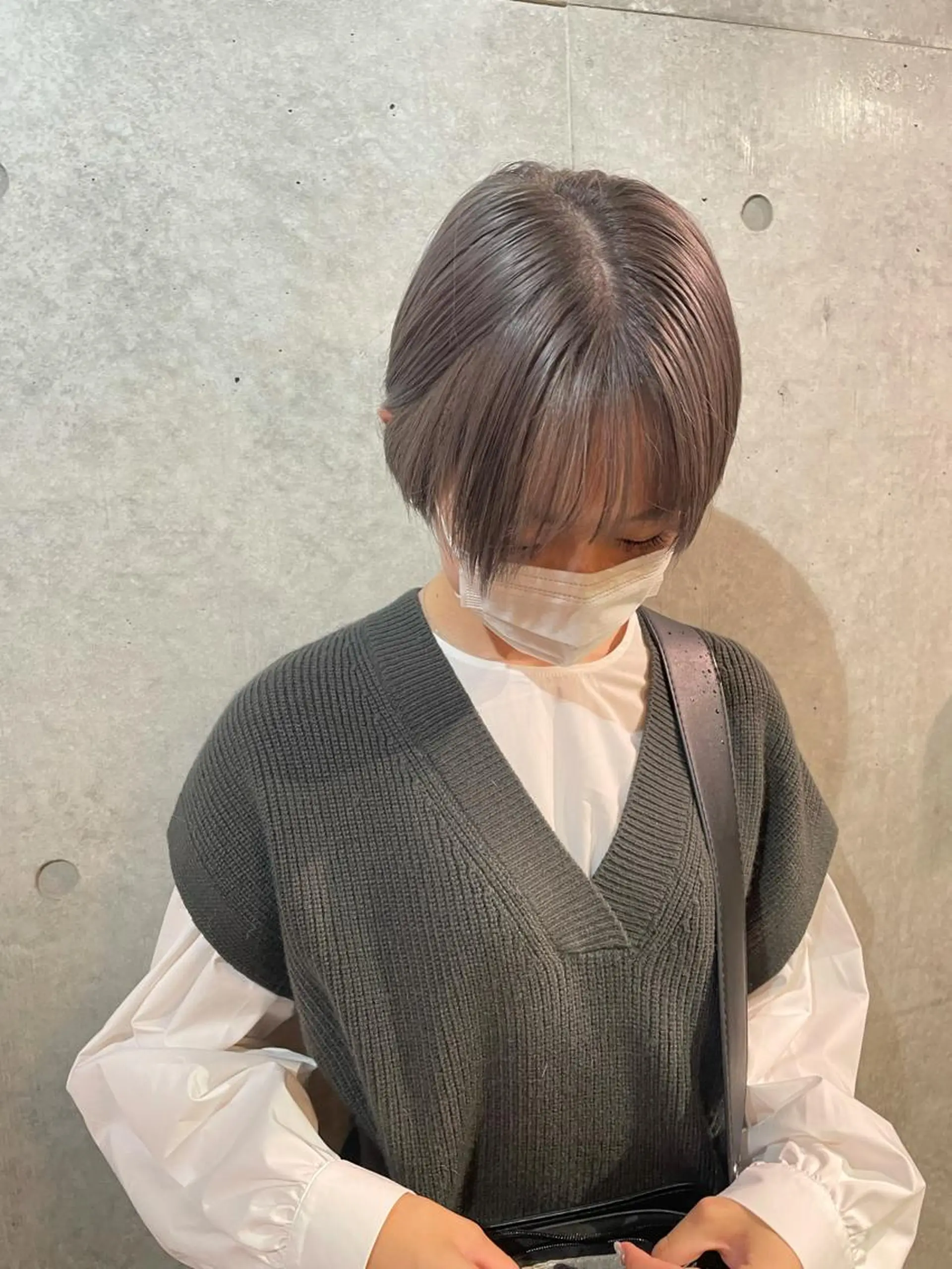 ショート カラー ヘアアレンジ GRAND OMOTESANDOのヘアスタイル
