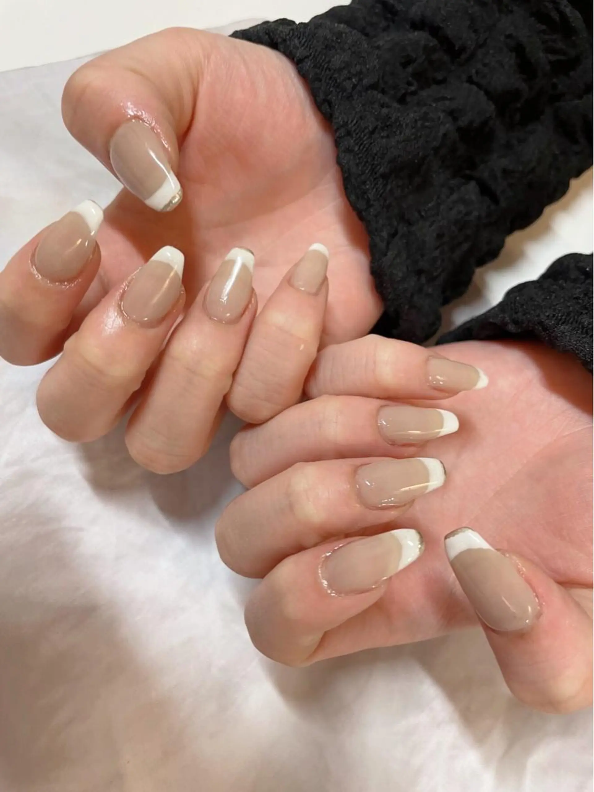 ネイル フレンチネイル ミラーネイル 【ORGAN】 nailのネイルデザイン