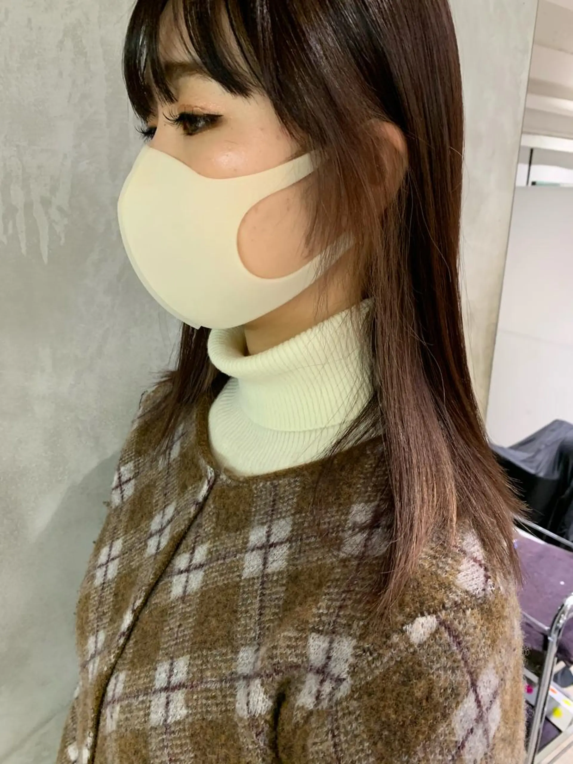 セミロング カラー ヘアアレンジ ベージュカラー ブリーチ カット ヘアカラー トリートメント 艶ハイトーン/ヘア アレンジAYAKAのヘアスタイル