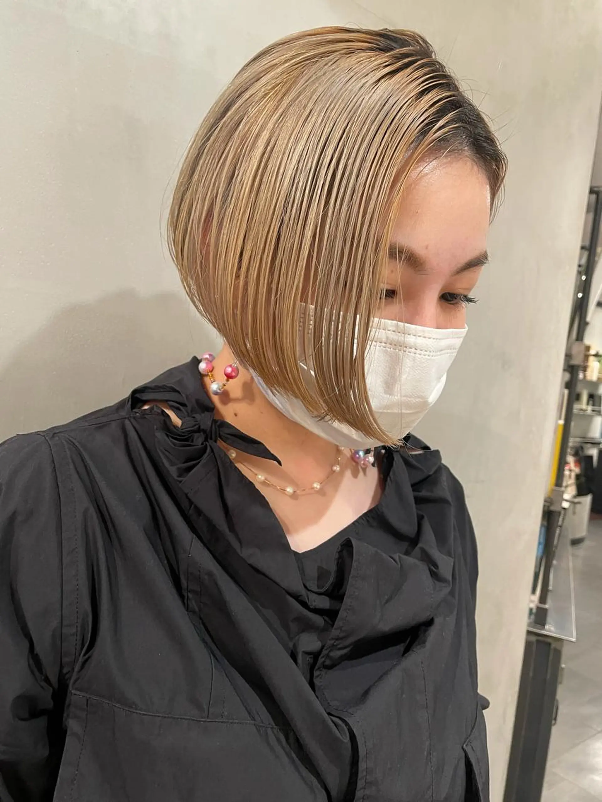 ショート カラー ヘアカラー トリートメント 優 作のヘアスタイル