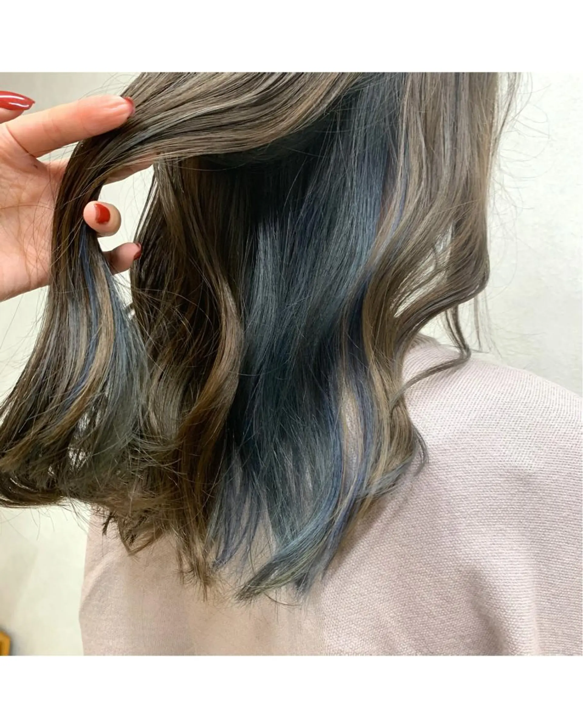 セミロング カラー ヘアカラー TriumpH天王寺店【ミルボンAujua認定サロン】所属・SAKI🐈‍⬛【 HAPPY届けます】のヘアスタイル