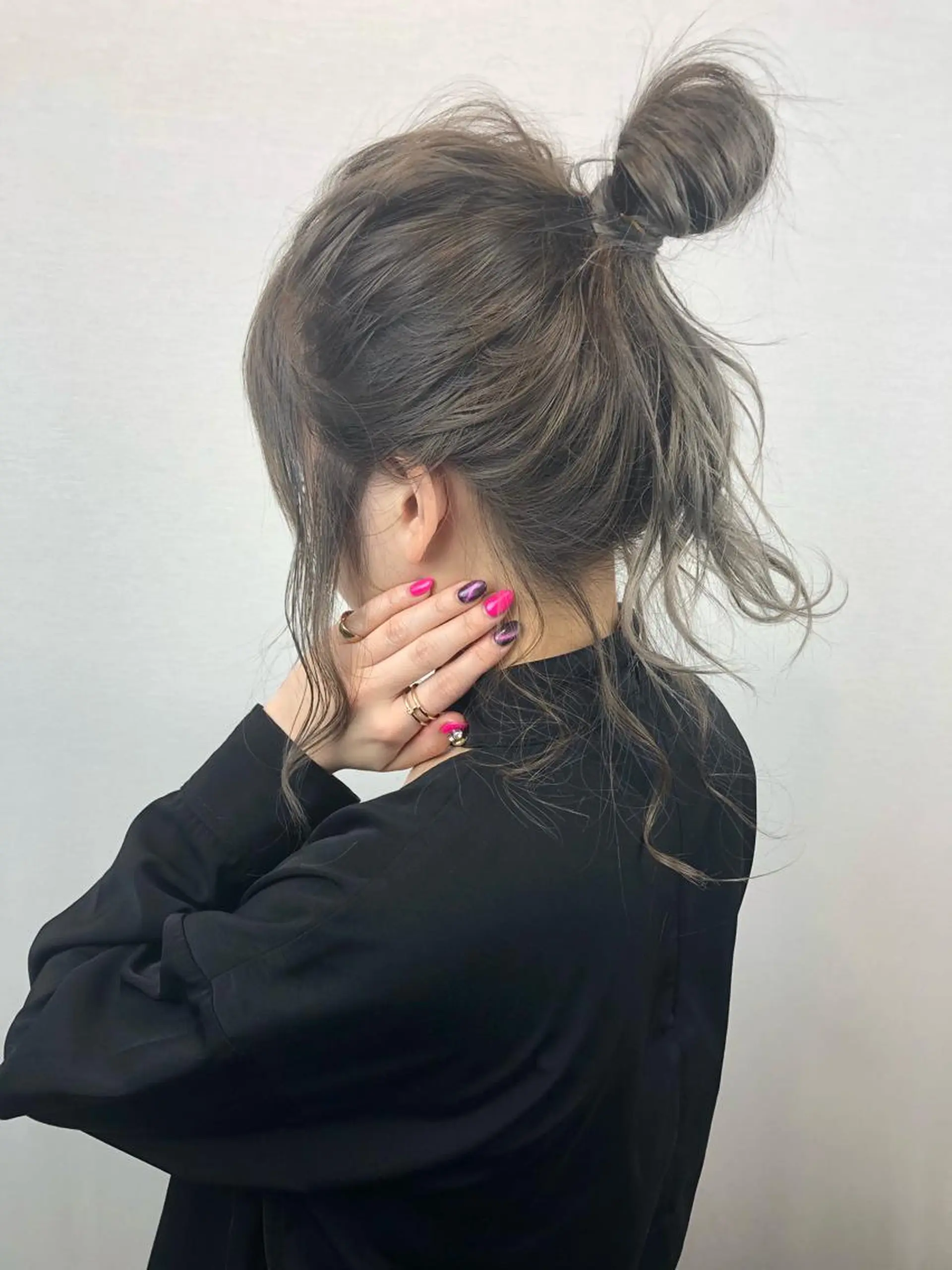 ロング カラー アッシュ 透明感カラー ダブルカラー カット 2nd所属・🤍2nd🤍田所 美希のヘアスタイル