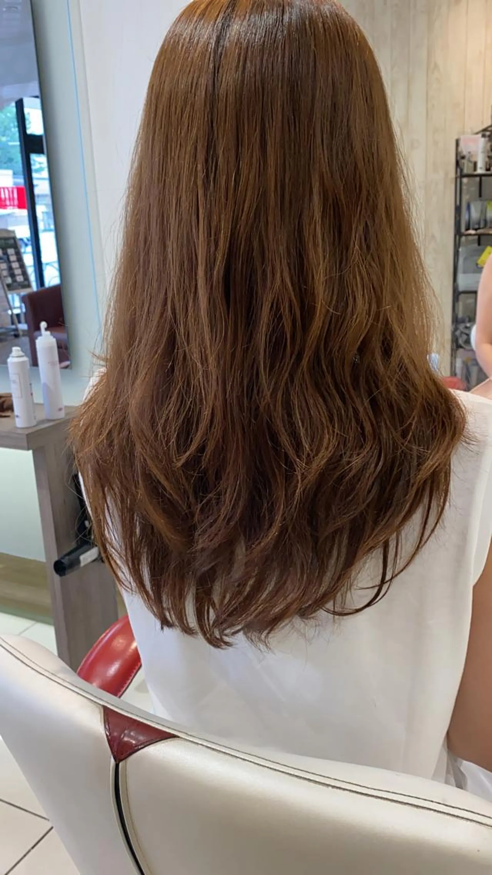 ロング パーマ 艶髪&韓国風パーマ は是非⭐︎新島英猛のヘアスタイル
