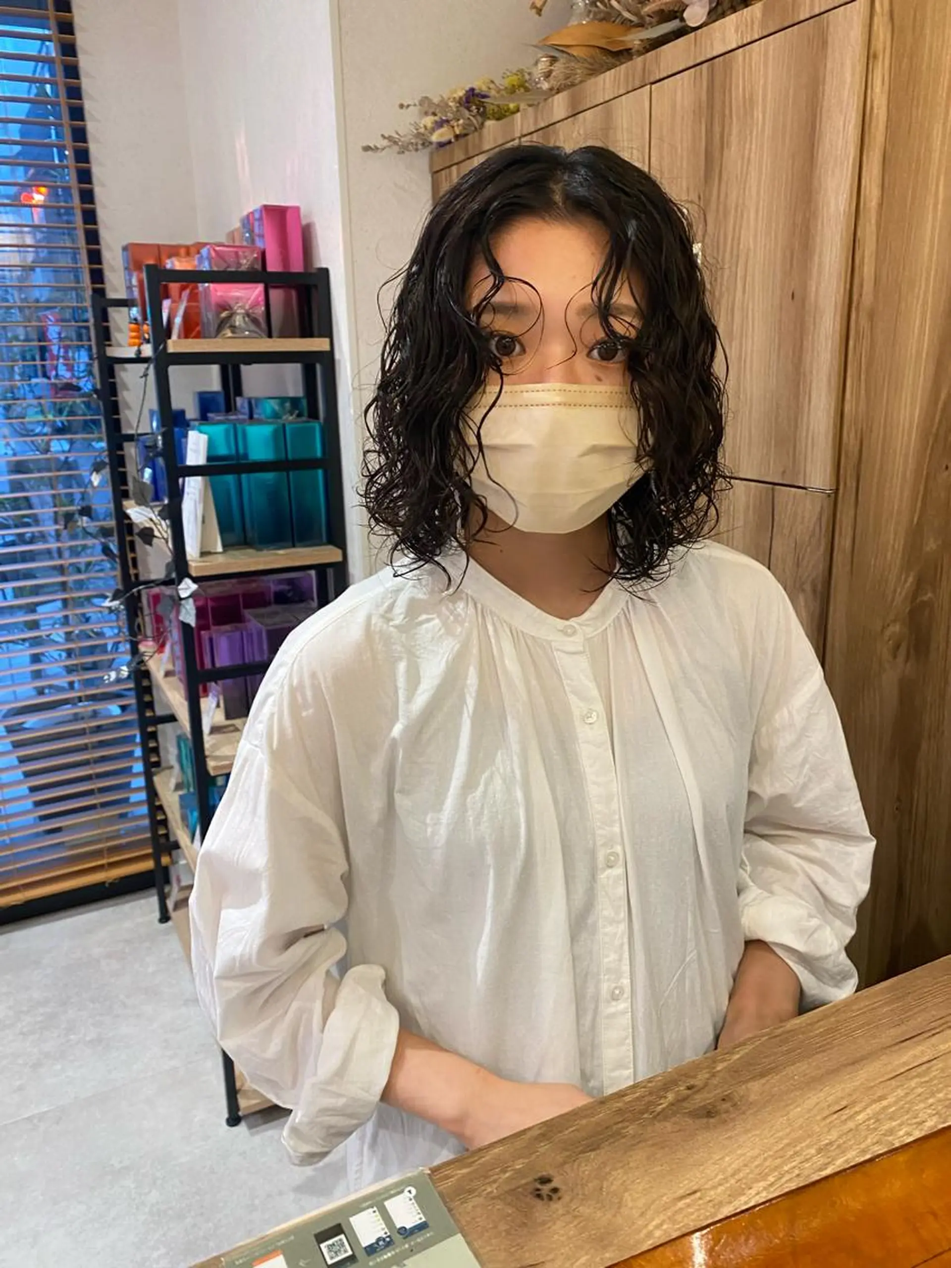 ショート パーマ ヘアアレンジ パーマ指名No1 /namiのヘアスタイル