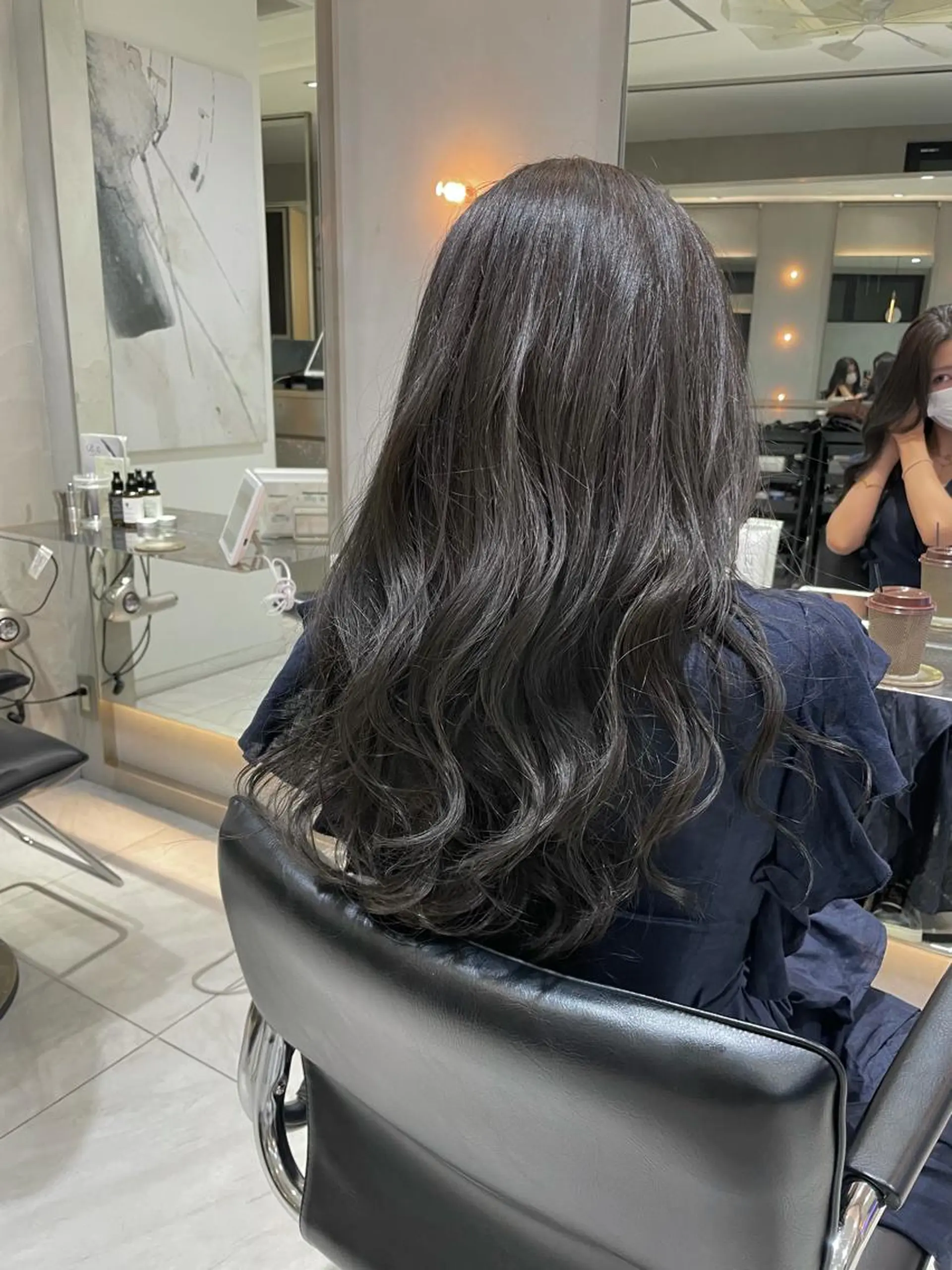 ロング カラー ヘアカラー トリートメント ヘッドスパ 柔らか透け感カラー 🌿ムロヤリョウスケのヘアスタイル
