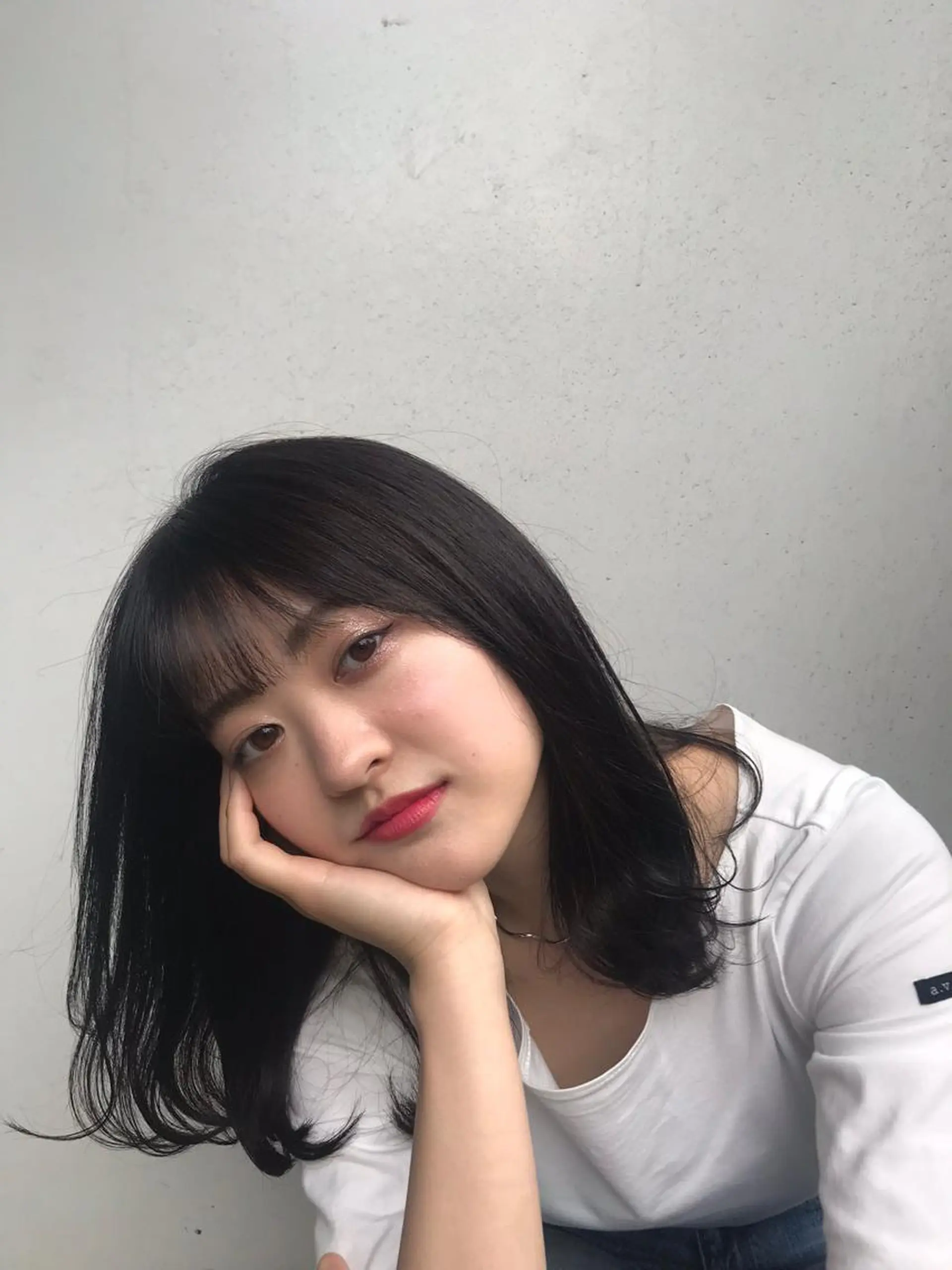 ロング カラー 透明感カラー カット 淺谷 美紀のヘアスタイル