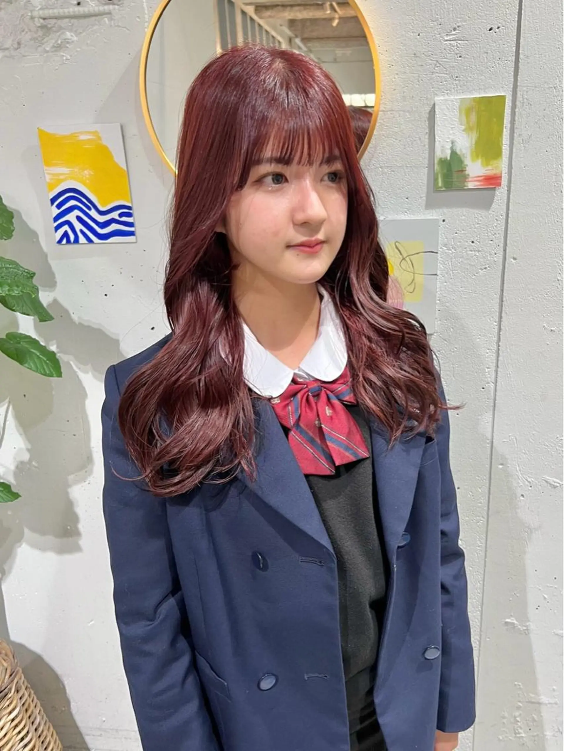 ロング カット ヘアカラー 石井 菜々のヘアスタイル