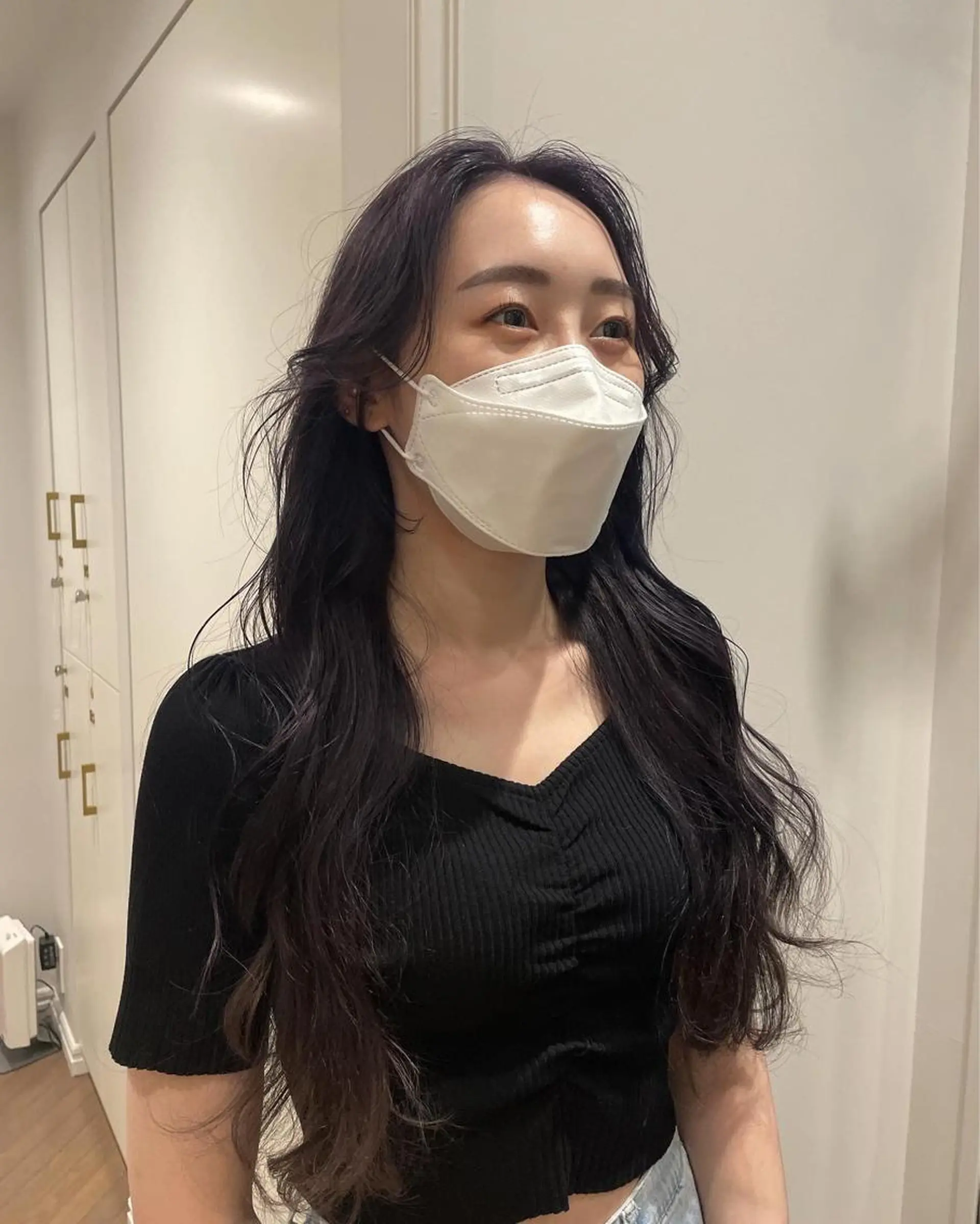 ロング カット ヘアカラー 韓国ヘア🤍 慎之介のヘアスタイル