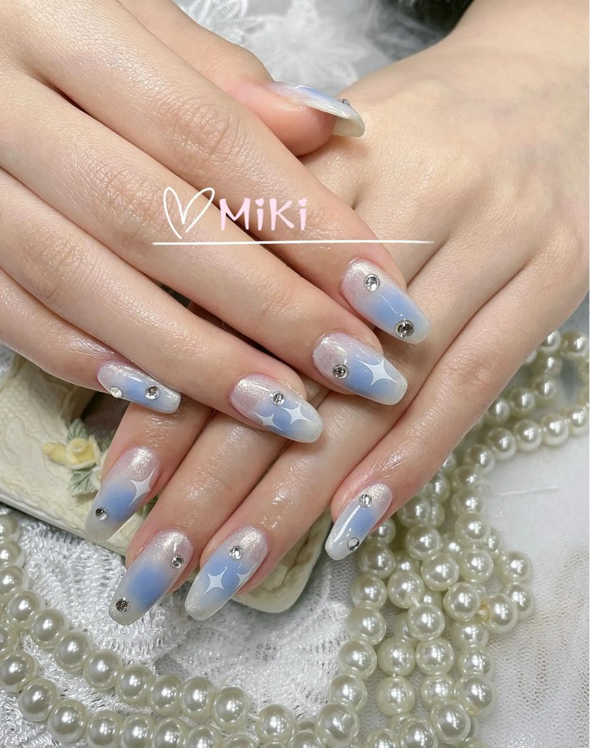 ネイル ハンドネイル ハンドケア 🦋 MiKi 🦋 ネイルサロンのネイルデザイン