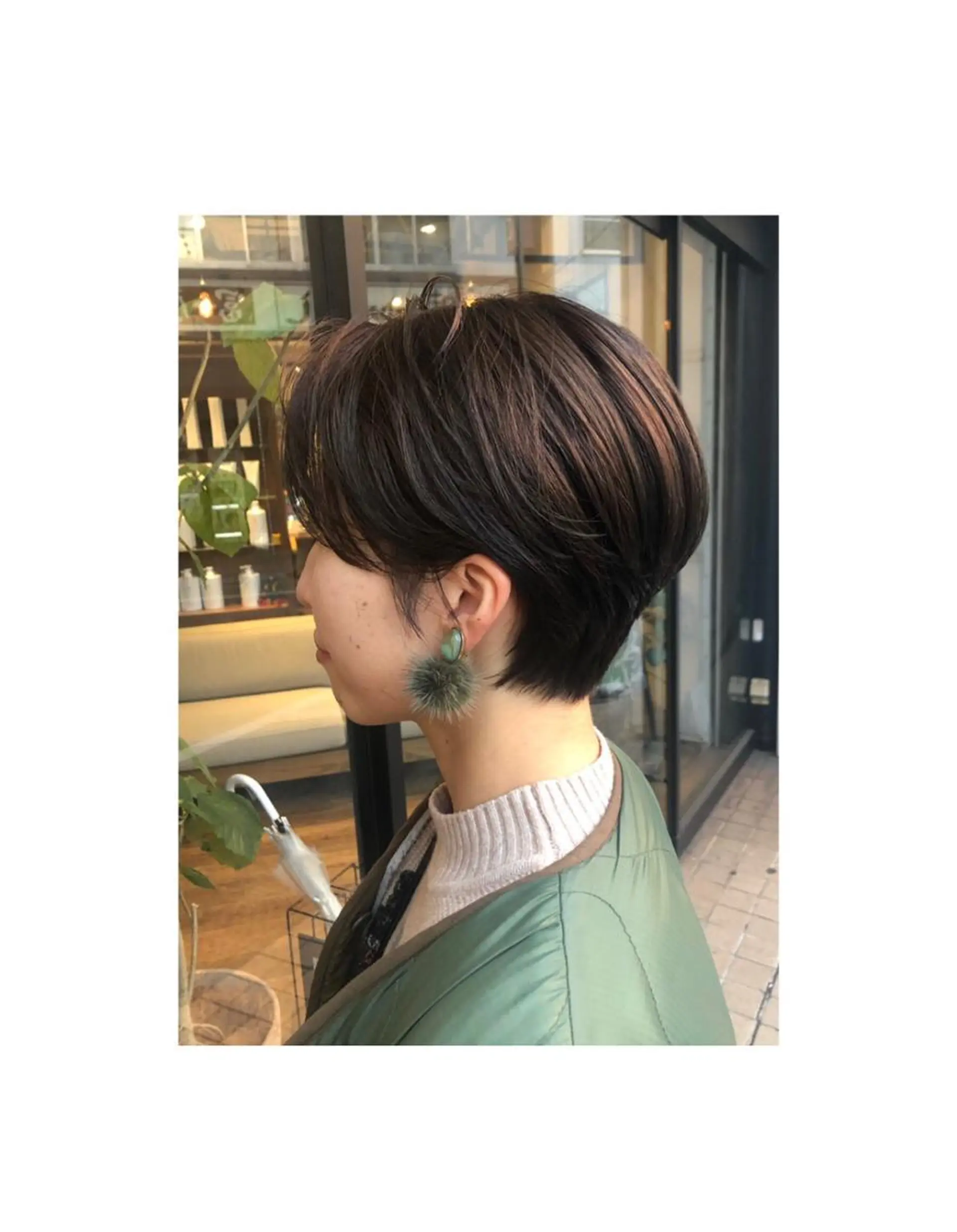 ショート カラー カット ヘアカラー トリートメント あらい なつみのヘアスタイル