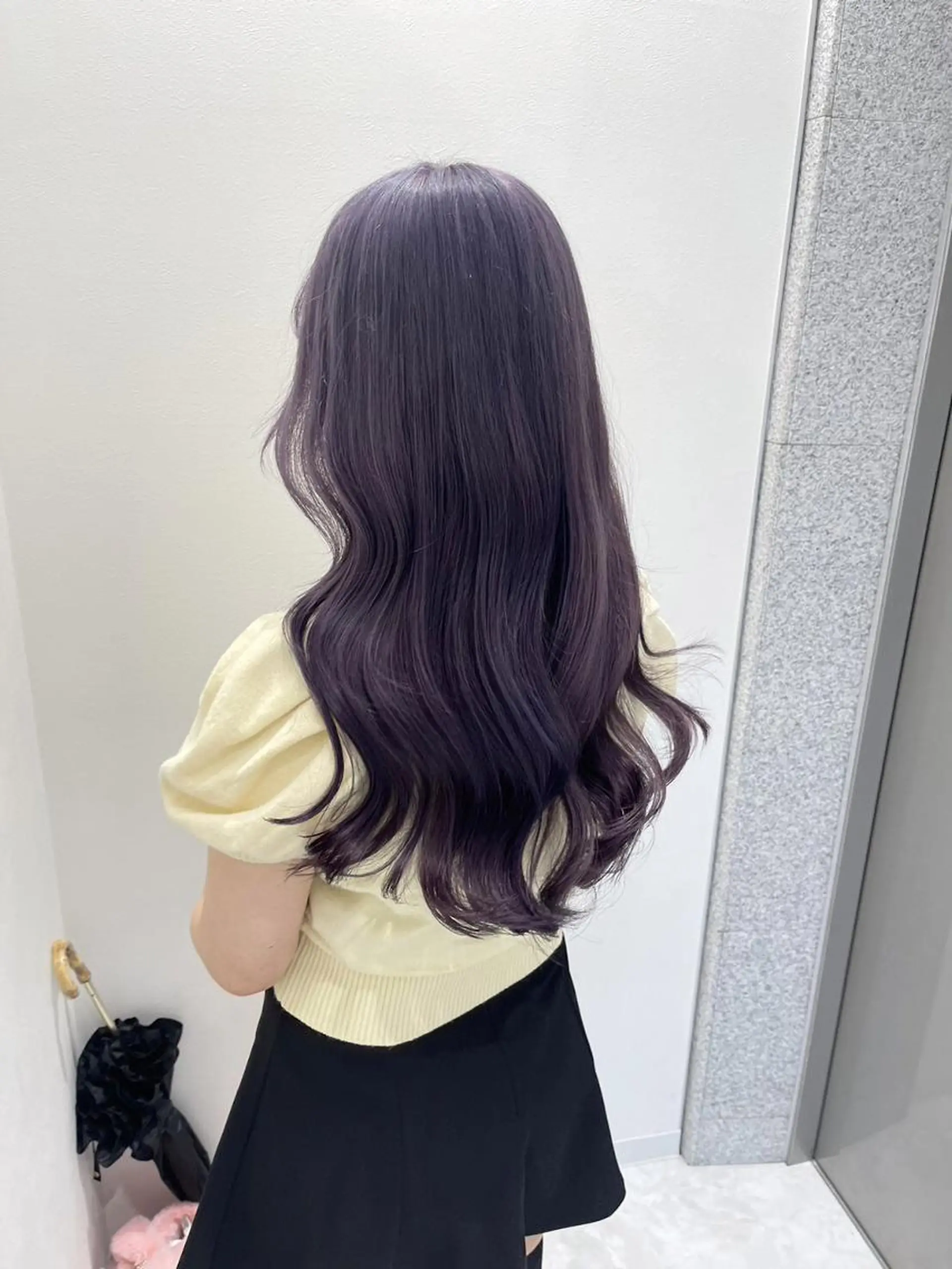 セミロング ヘアカラー トリートメント 🎀愛されピンク ラベンダー💜ゆいのヘアスタイル