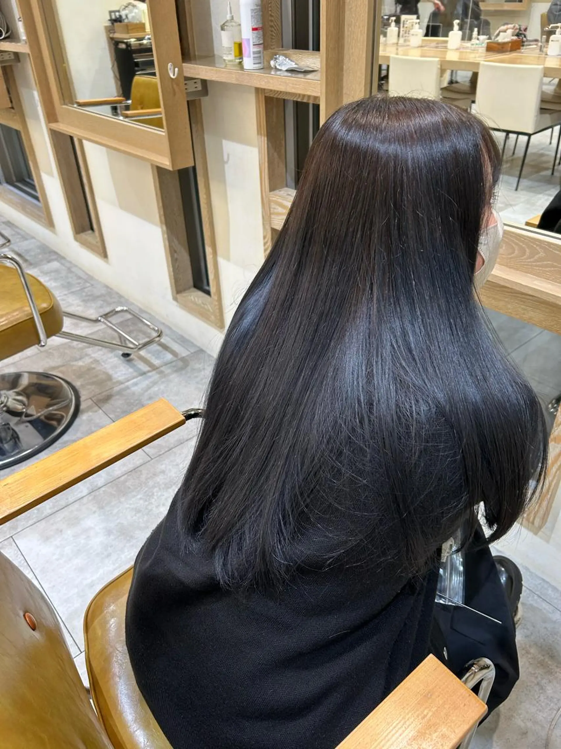 ロング カラー メンズ カット ヘアカラー トリートメント CANAAN銀座所属・艶透明感カラー/ ルーズパーマ/田中のヘアスタイル