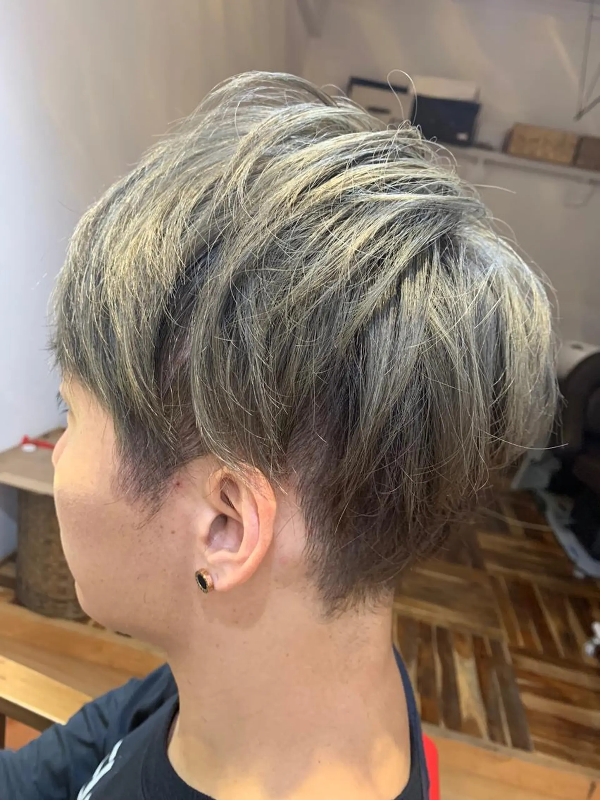ショート カラー パーマ ヘアアレンジ メンズ キッズ カラーワールドカンナヘアーメゾン所属・北出 沙也加のマツエク・マツパデザイン