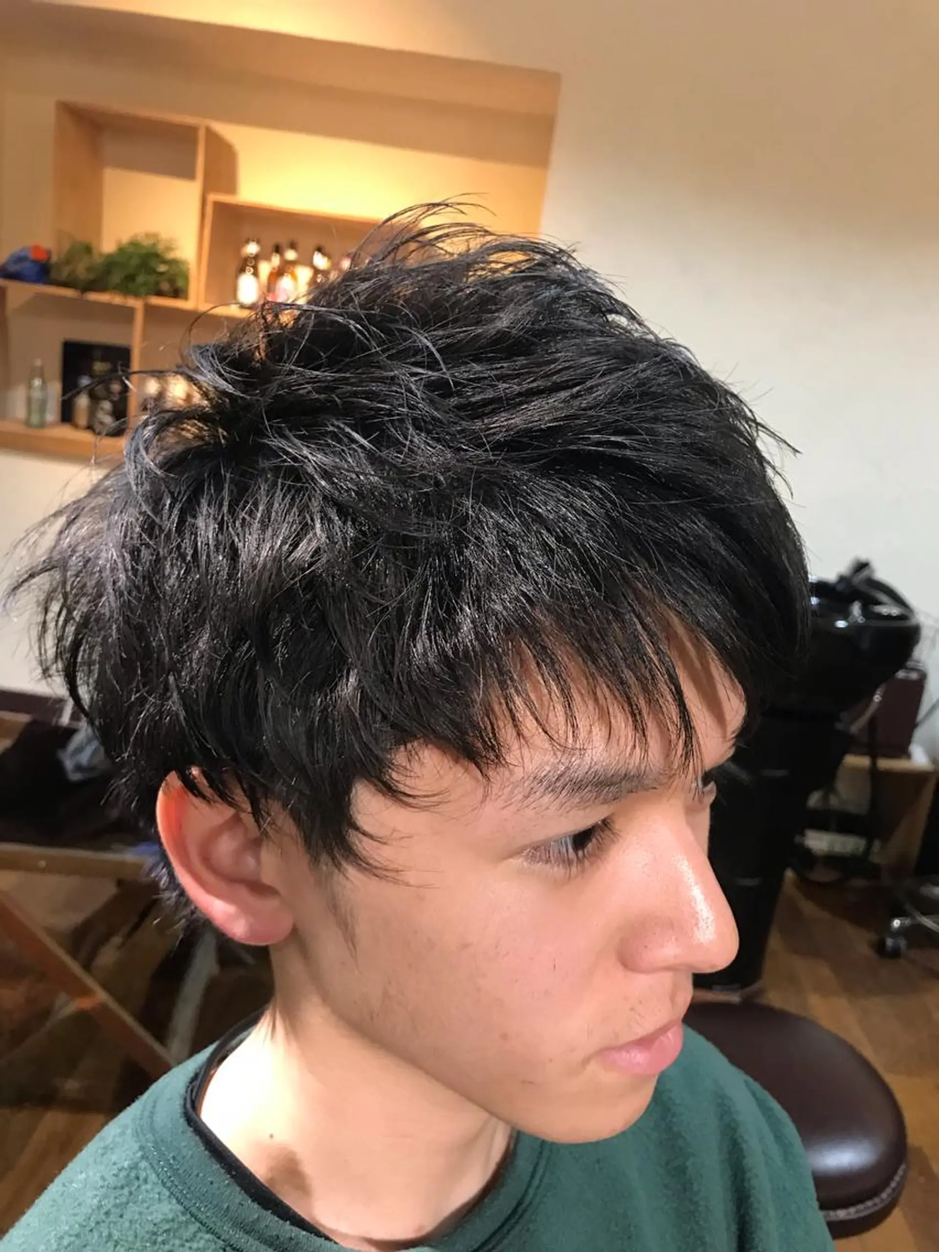 ショート パーマ くせ毛 大嶋 宏隆のヘアスタイル