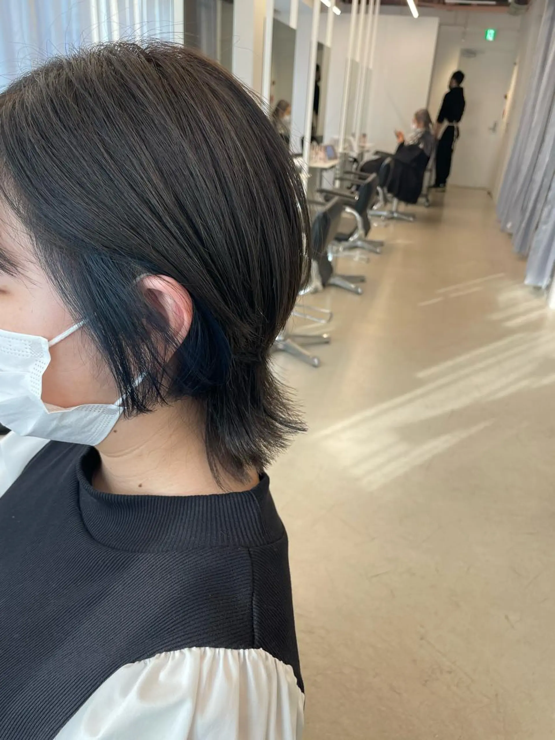 ミディアム カラー パーマ ヘアアレンジ リベルテ所属・♦️髪質改善韓国レイ ヤー♦️副店長のヘアスタイル
