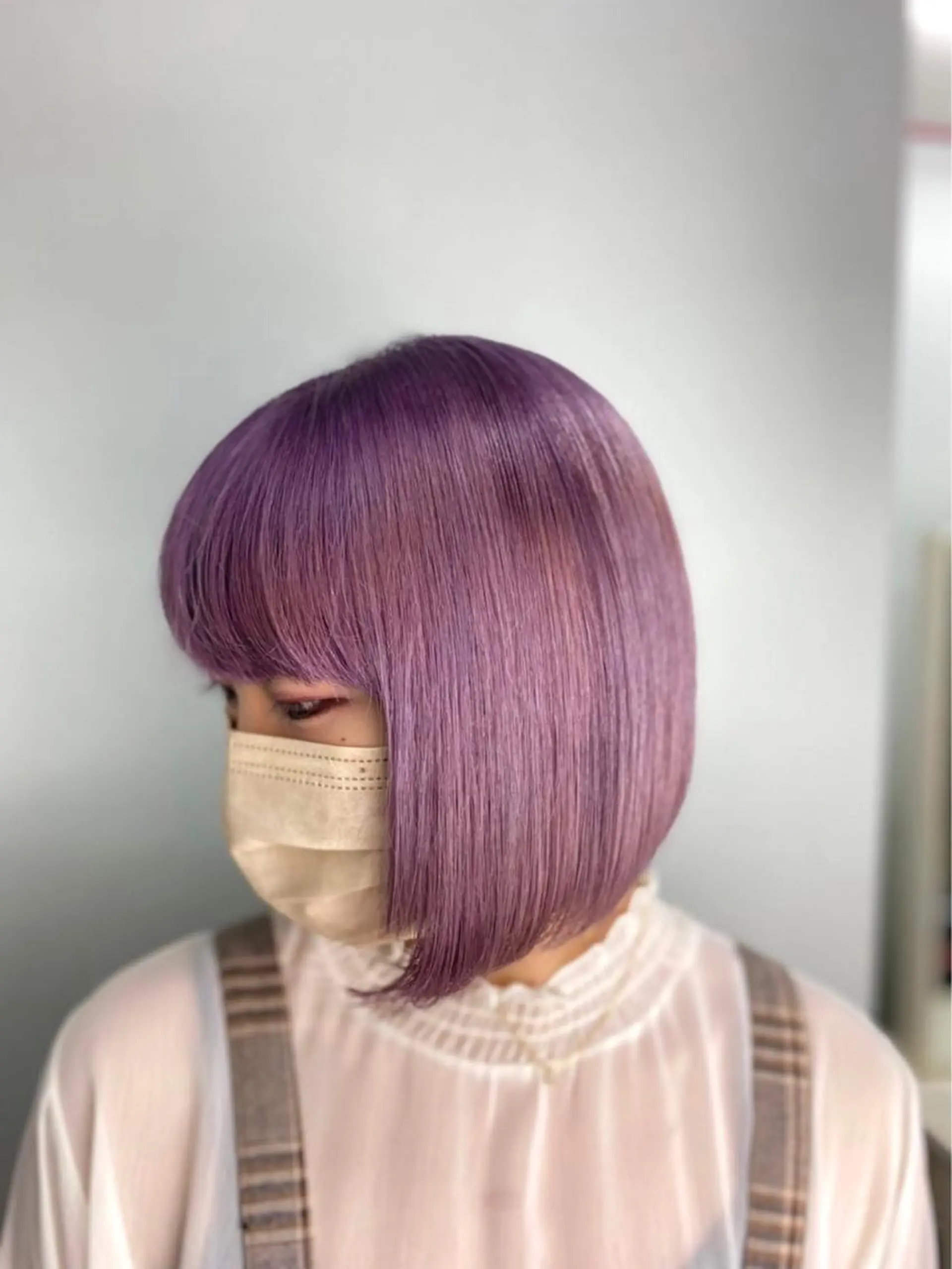 ミディアム ヘアカラー トリートメント ブリーチ特化型✂️ ハイトーンカラー👨のヘアスタイル
