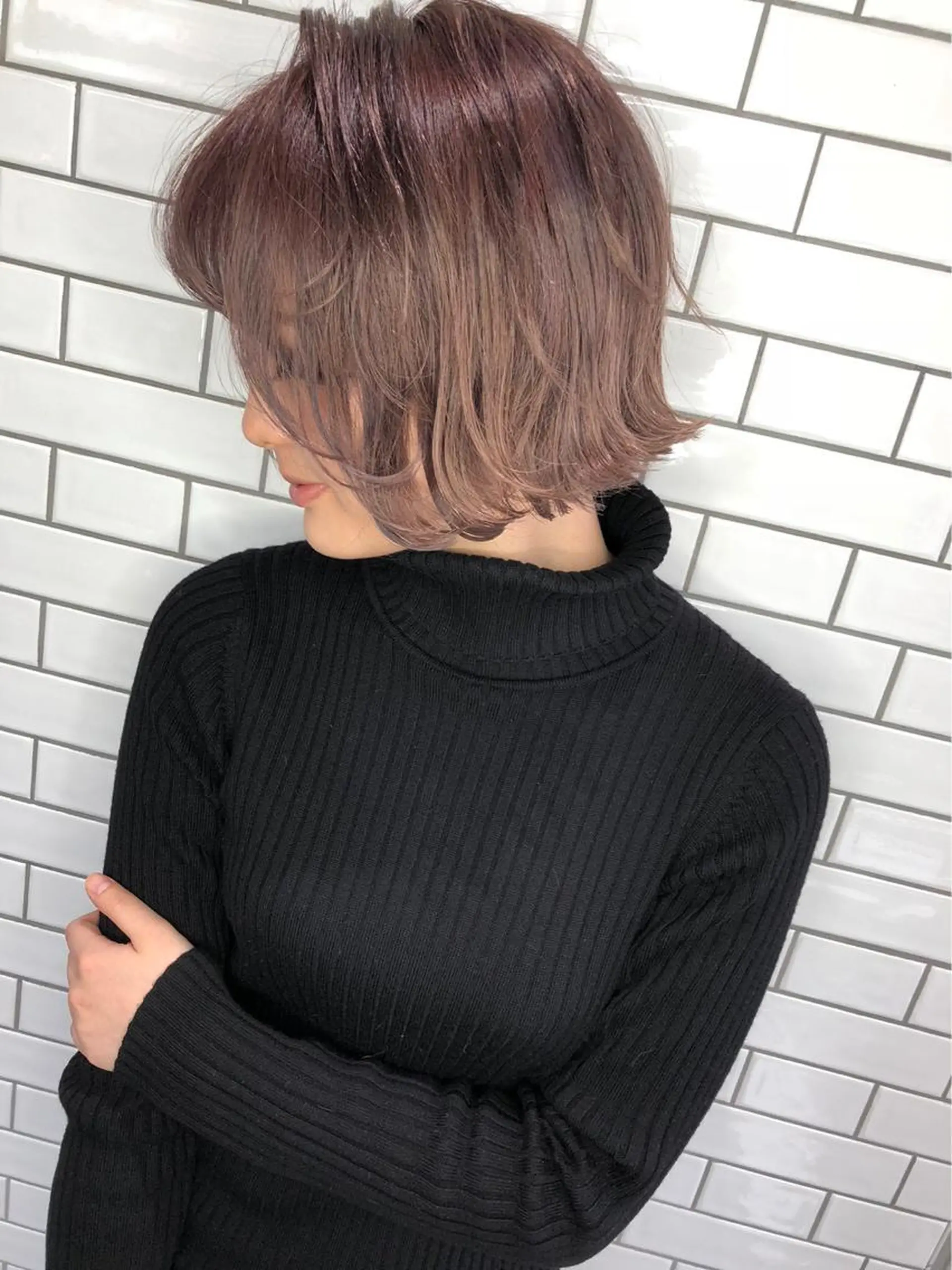 ショート ショートヘア 外ハネヘア カット ヘアカラー トリートメント Selene hair OSAKAのヘアスタイル