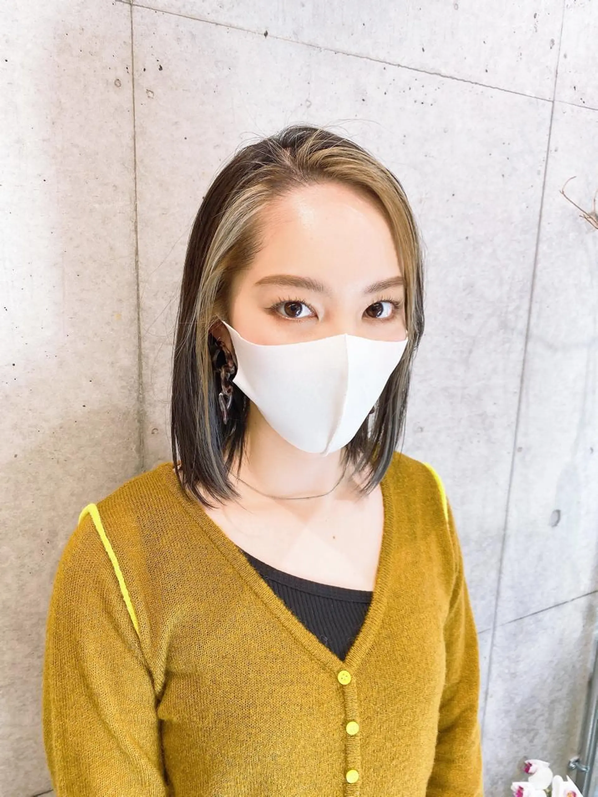 カラー ミストバング フェイスフレーミング ヘアカラー トリートメント kaho🧸 / 大人styleのヘアスタイル