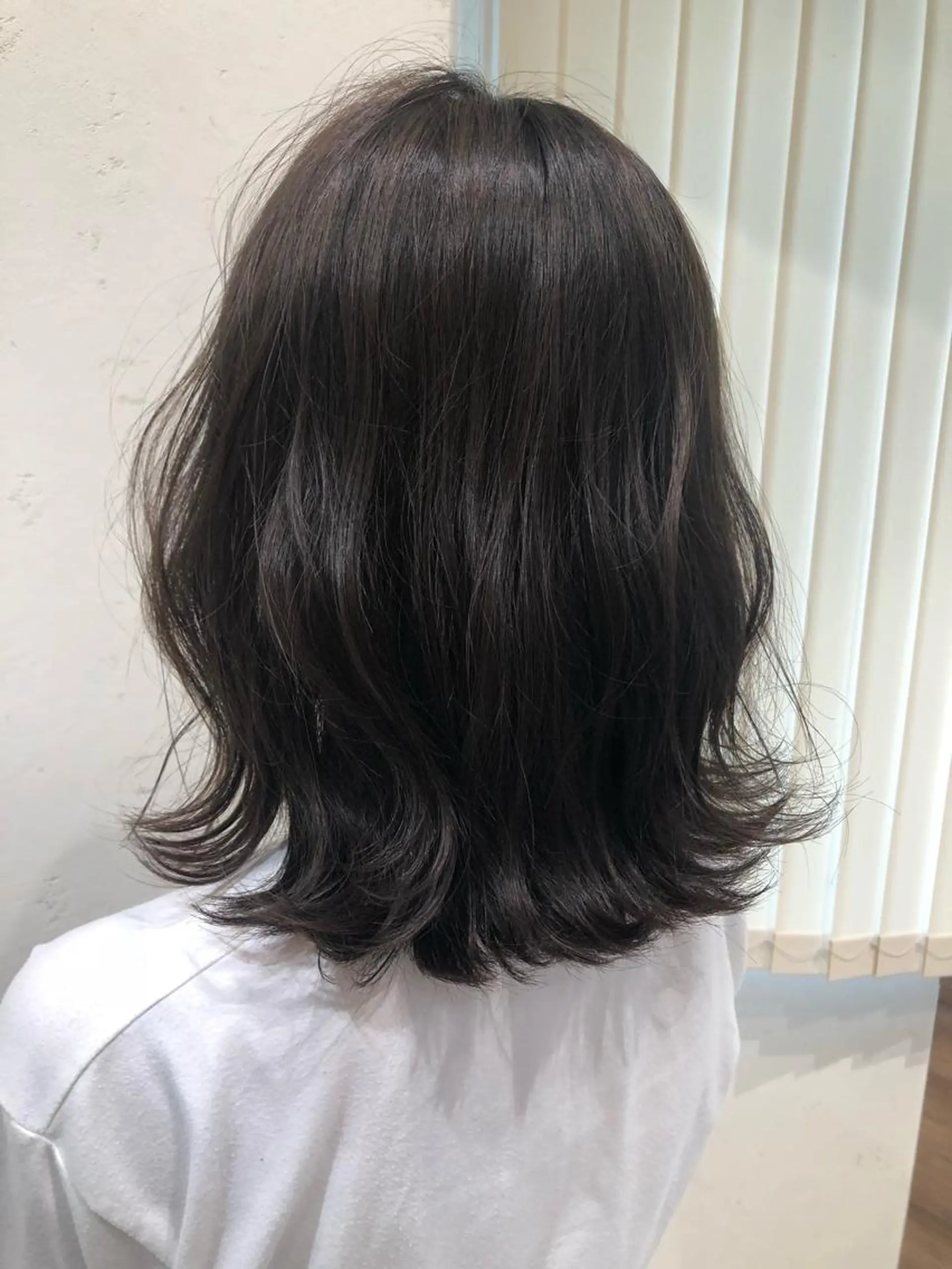 ミディアム カラー 韓国風デザイン 💐MIZUKI💐のヘアスタイル